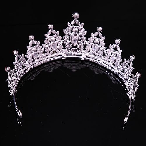 Miniatura 23 de Kamirola - Corona de reina y tiaras corona de princesa para mujeres y niñas, diademas de cristal para novia, princesa para bodas y fiestas (01)