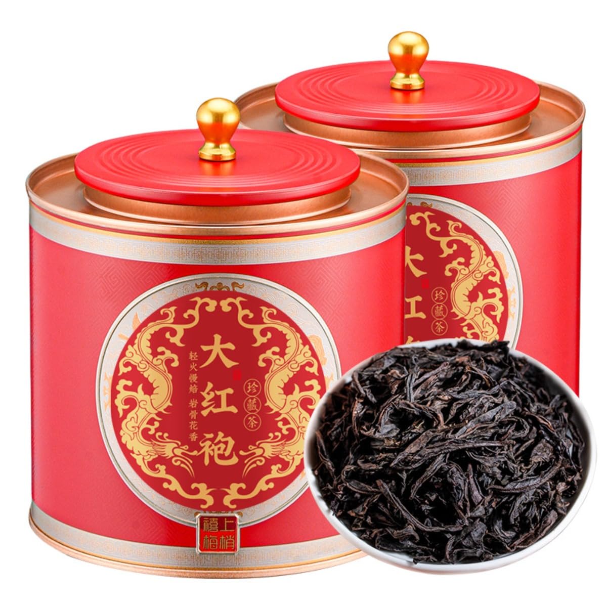 Tè Oolong Dahongpao Di Grado 1 | Tè Di Primavera Di Alta Montagna, Aroma Ricco 300g / 10,58oz | Tè in Foglie Sciolte, Ottimo Regalo Per Gli Amanti Del Tè