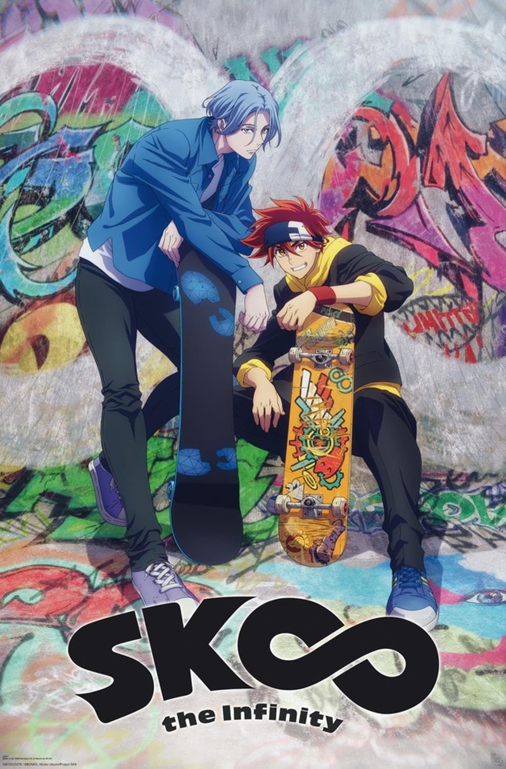 Amazon.com: SK8 THE INFINITY - Reiki And Langa Wall Poster, 19L