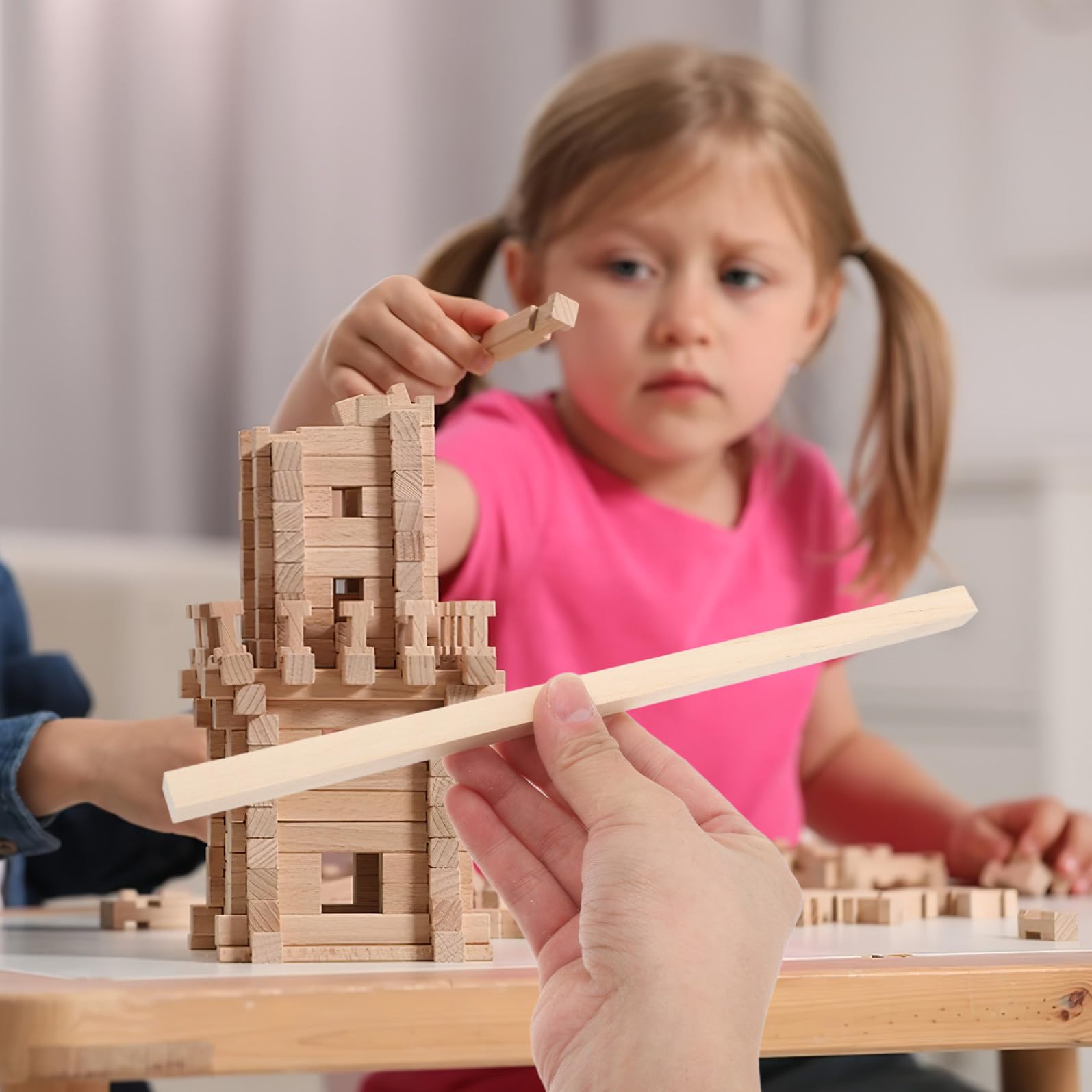 Gadpiparty 60 Stück Quadratische Holzbearbeitungsdübel aus Lindenholz 25 X 1cm Flexibel und Zuschneidbar für Selbstgemacht Holzbastelarbeiten und Modellbau zu Hause