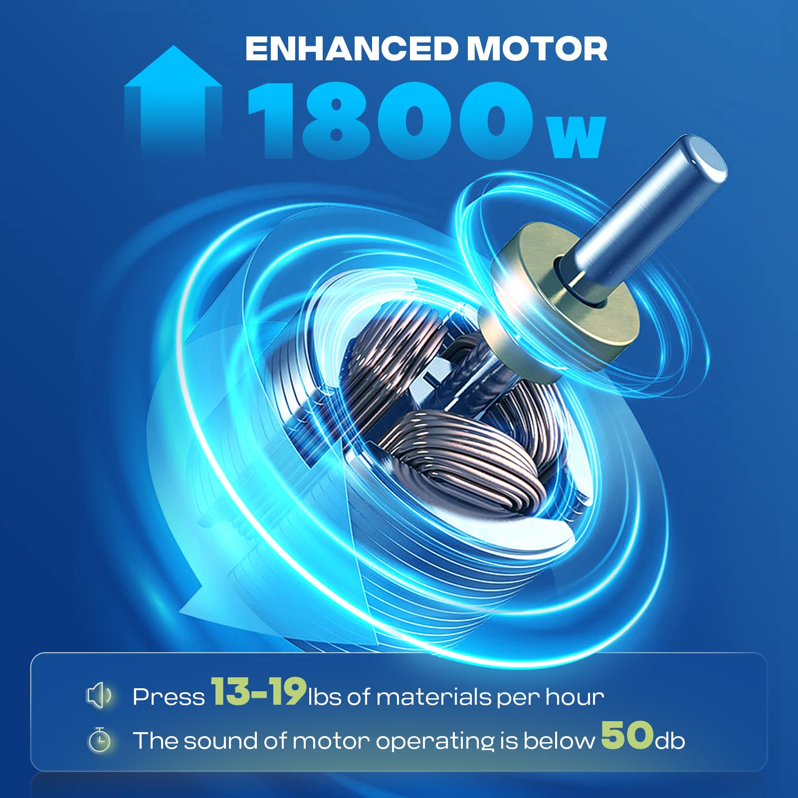 Luzrise 1800w Oil Press Machine Nut Seeds Oil Extractor Cold& Hot Press Machine (Temperature Control 32?-572?, Extended Rod, 13-19LBS/H, Lower Noise, For Coconut, Cocoa Beans, Avocado, Amaranth Seed)