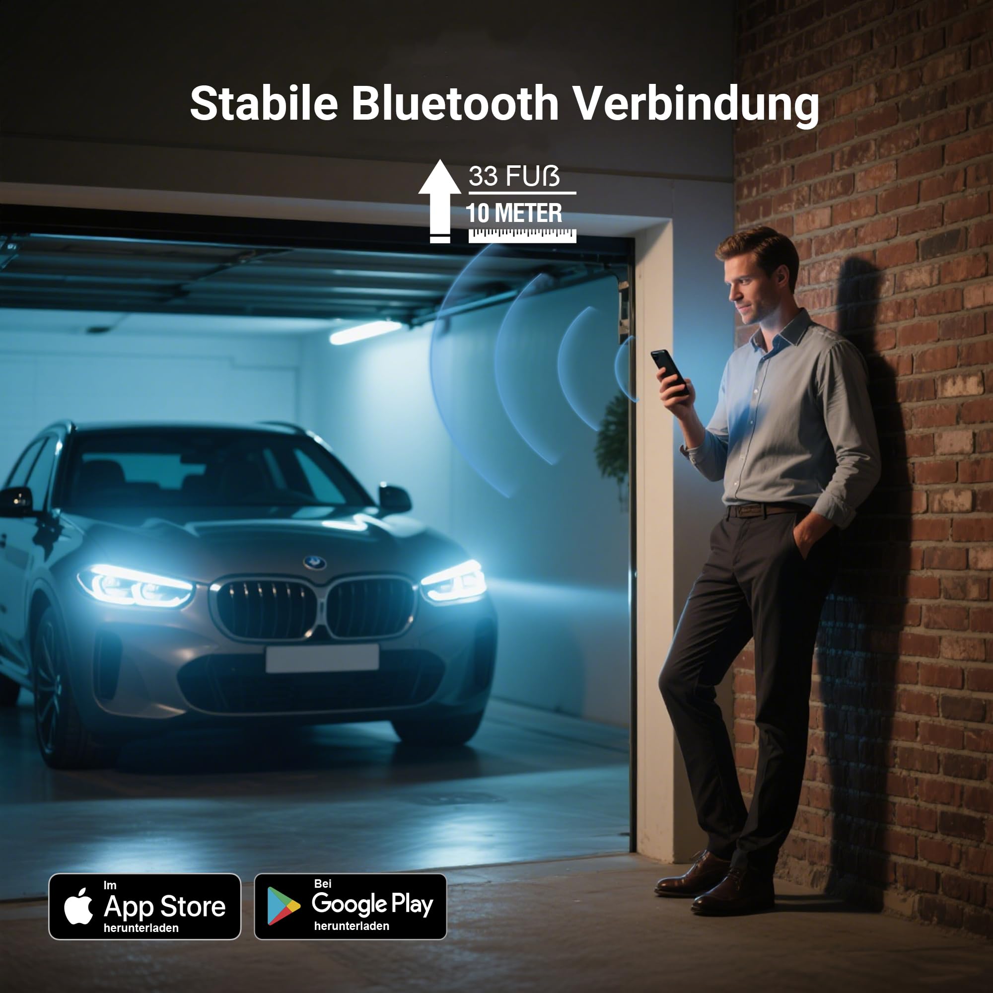 GOOLOO DEEPSCAN DS100 OBD2 Diagnosegerät Bluetooth Vollsystem-Diagnosegerät mit Auto-Codeleser, 6+ Hot Reset(Öl/Throttle/EPB/TPMS/BMS/DPF), Reparatur-Guide, Motor-Check, für iOS/Android