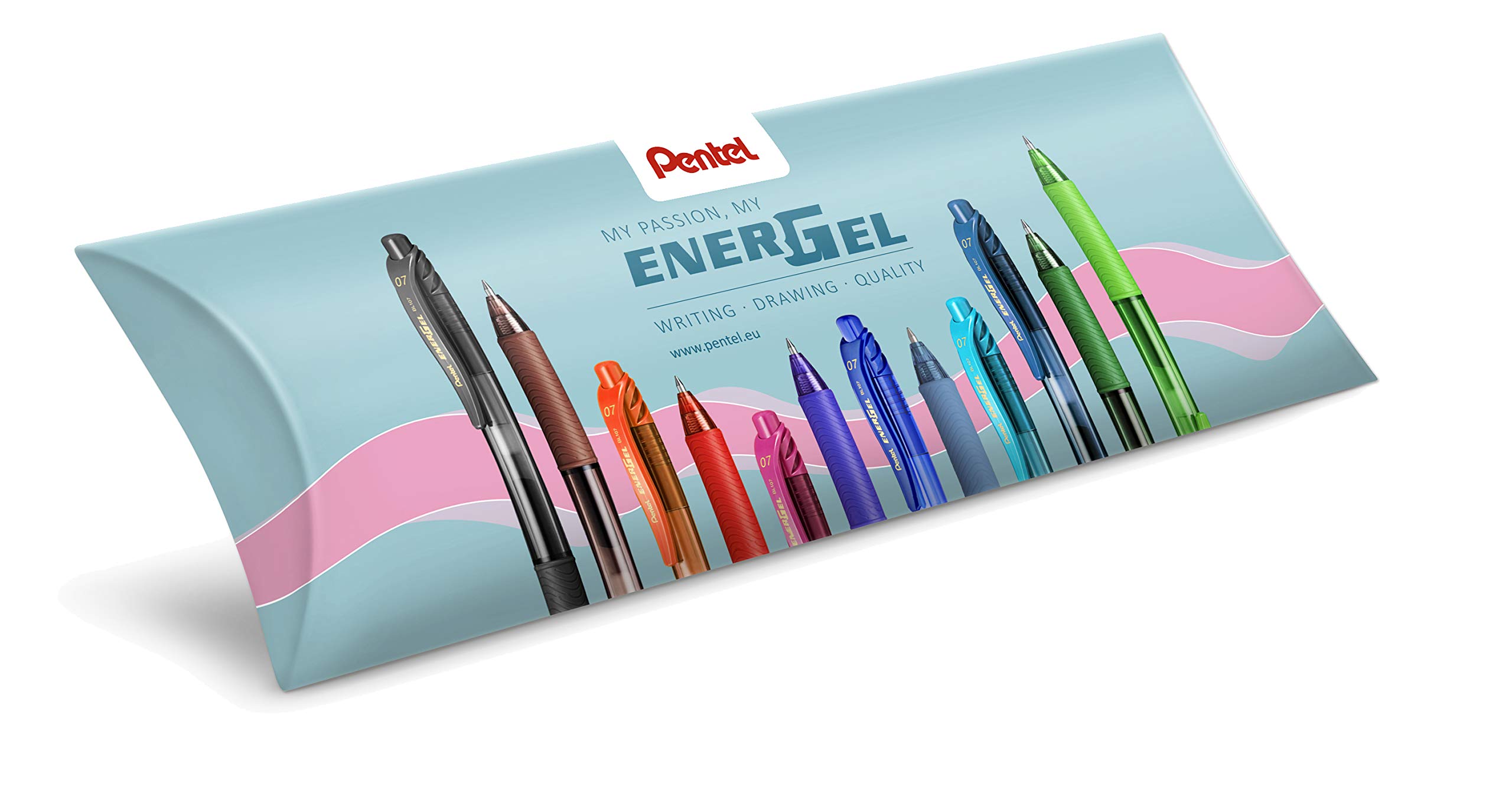 Pentel EnerGel X BL110 BL110C 1.0 Mm Bold, Blue Liquid Gel Ink  75681.1681154649.386.513 - View #9