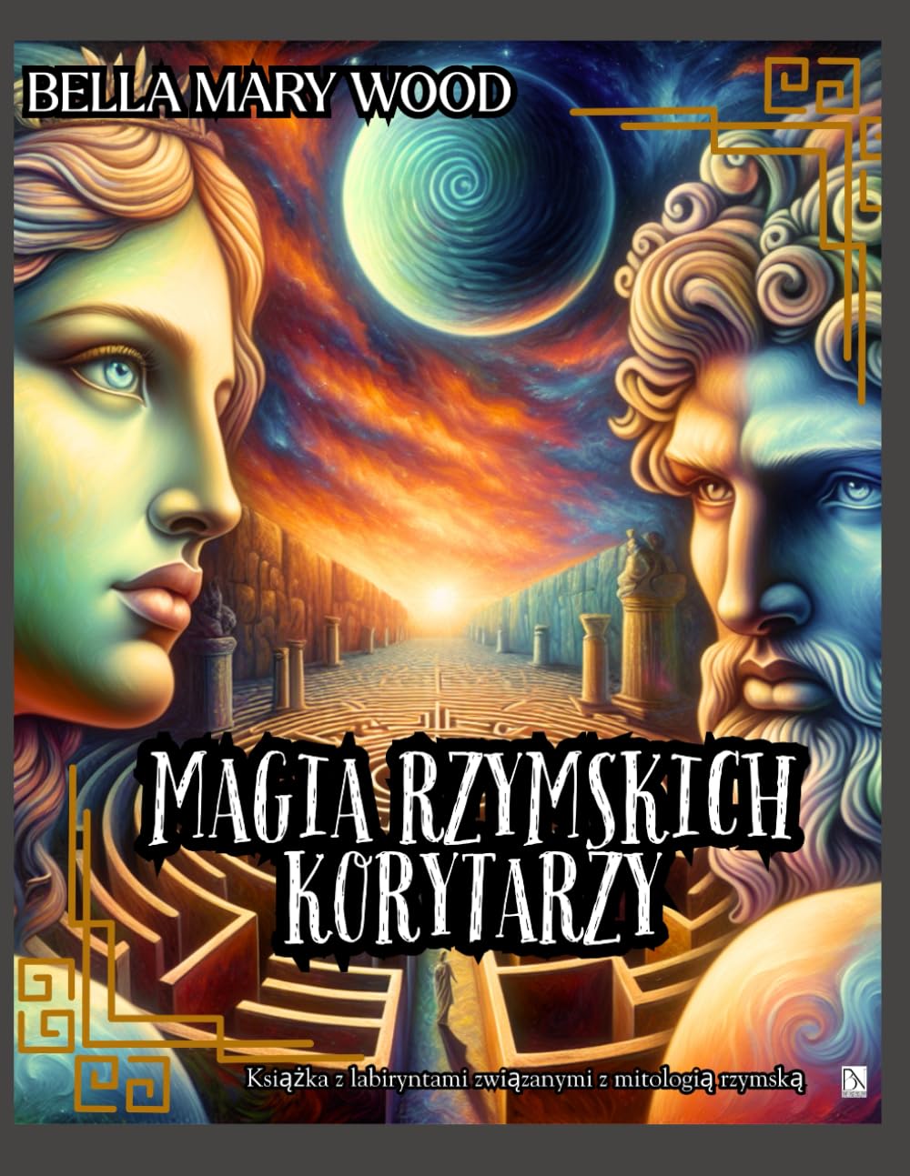 Magia Rzymskich Korytarzy Książka z labiryntami związanymi z mitologią rzymską: mitologia książki