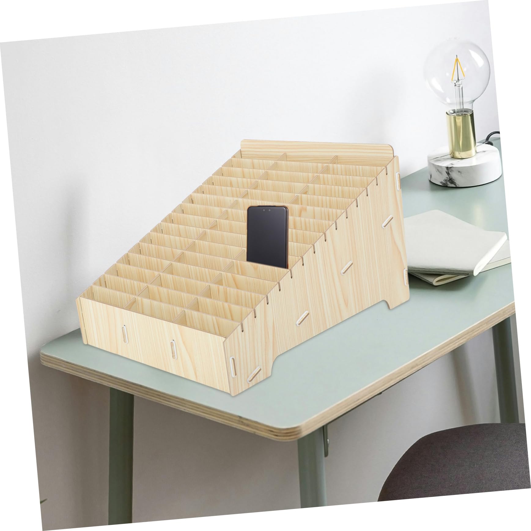 Scatola Organizer per Cellulare Scomparti Telefonini per Ufficio e Scuola Facile Assemblaggio e Portatile