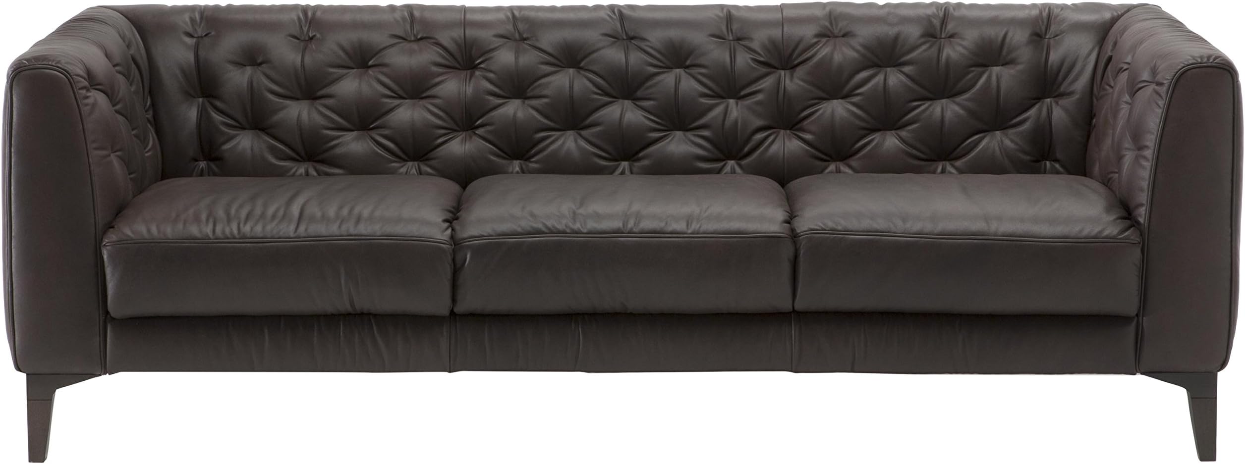 Rodolfo Brown Leather Sofa