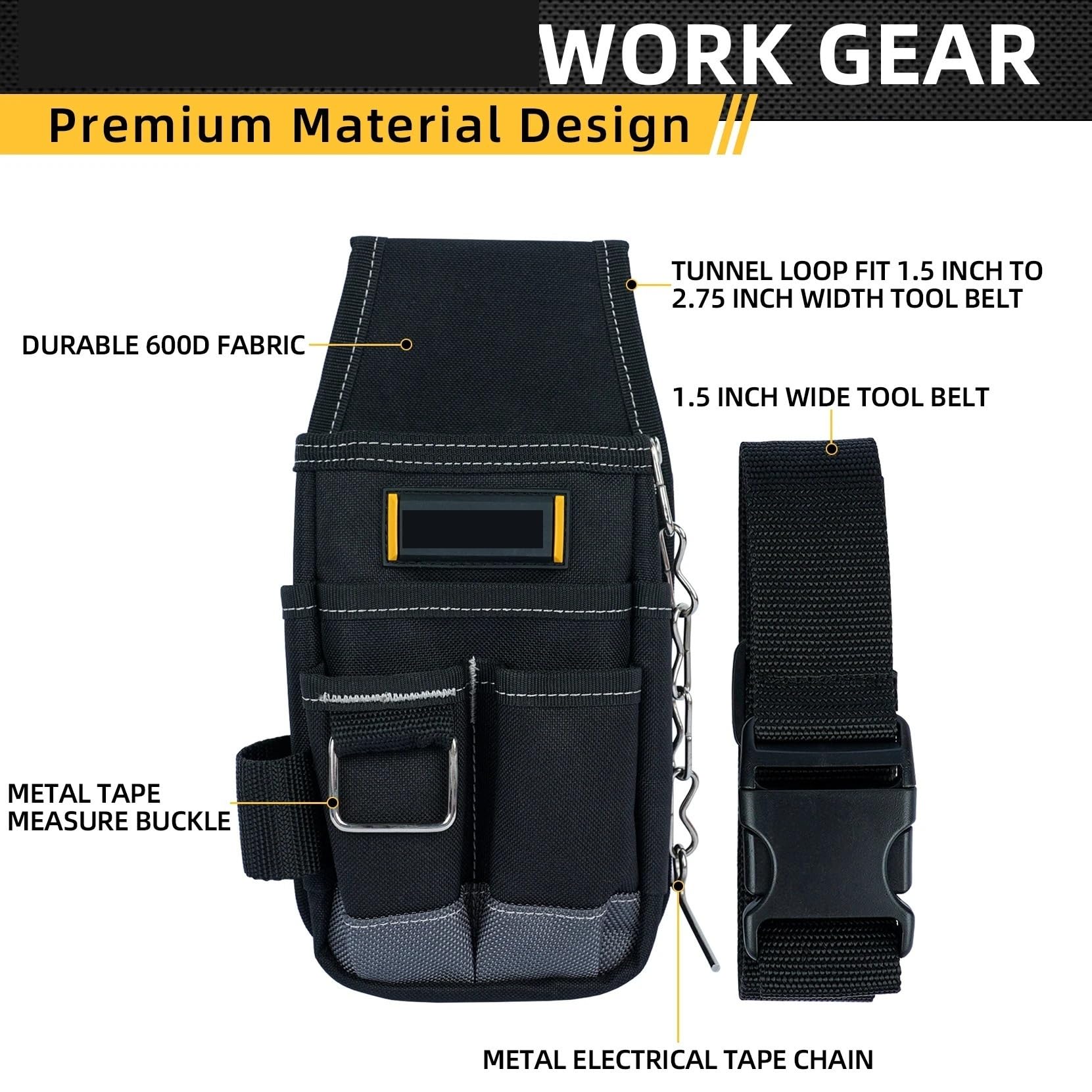 Trousse à Outils Pour échelle Mini pochette à outils avec clip ceinture