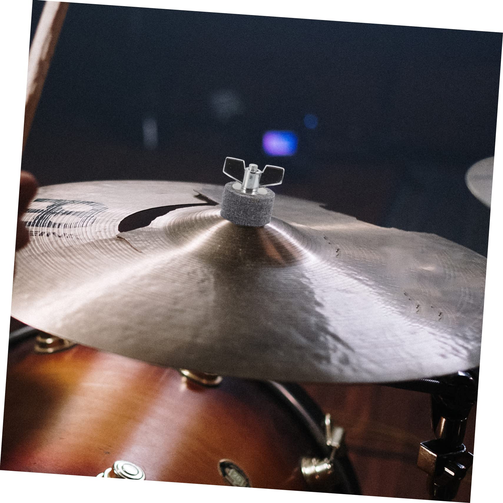 Toddmomy Cymbals Stacker Holder Reliable Drum Cymbals Mounting Rack for Stands Durable Percussion Accessory Smooth Polished Finish Compatible with Hi Hat and Drum