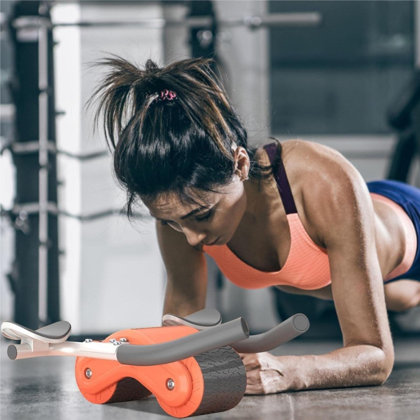 sprzęt fitness, Wałek do ćwiczeń brzucha Automatyczny wałek rdzenia Rebound Koło trójkątne ze wsparciem łokcia