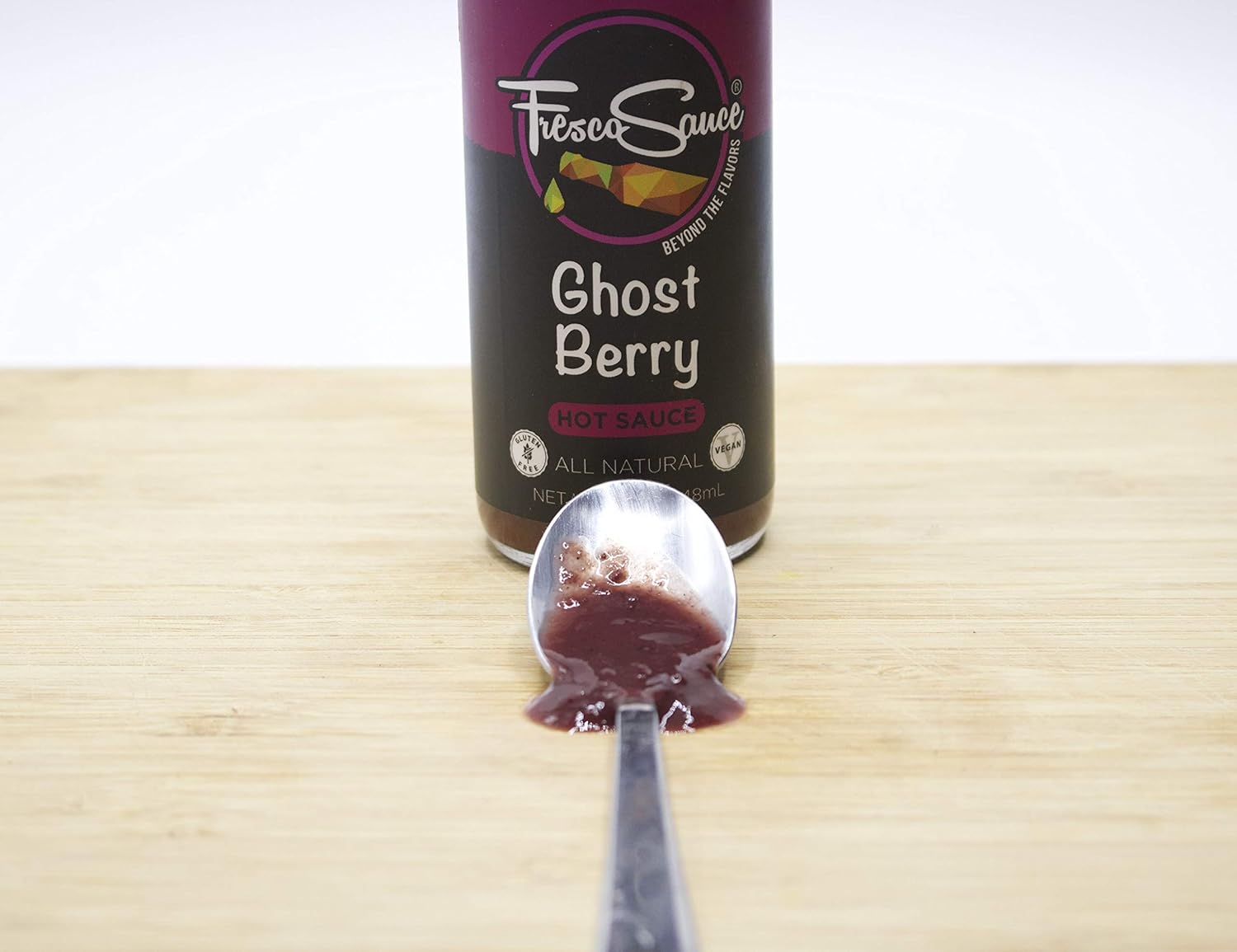 Hot Sauce Bundel Gift Box by Fresco Sauce 3 Pack - Fire Roasted Jalapeno - Serrano - Chipotle & Habanero - Chipotle - Habanero - Ghost Berry - Ghost - Blackberry - Cranberry Juice - Flavorful - All Natural- Vegan - Gluten Free - 5 fl oz … (Fave Trio)