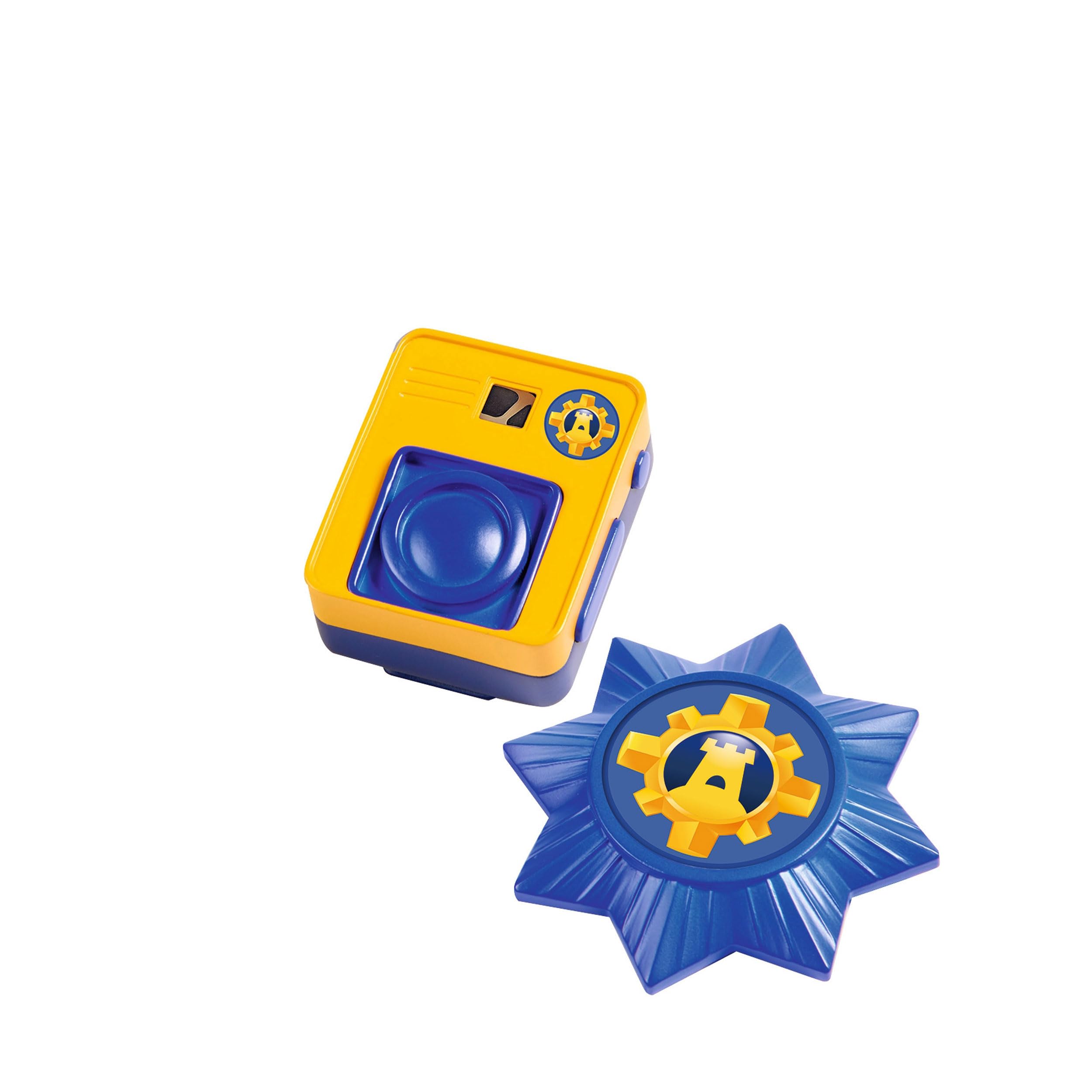 Simba 109252478 - Strażak Sam policyjny zestaw wkładów, kamizelka z nadrukiem z funkcją odwracania, Body Cam 5 cm z przeglądarką zdjęć, krótkofalówka, marka