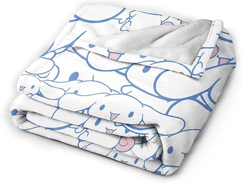 Miniatura 3 de EVESKY Manta Kawaii linda de anime para niñas, juego de ropa de cama de franela súper suave, para sofá, viajes, camping, regalo, 50 x 40 pulgadas,