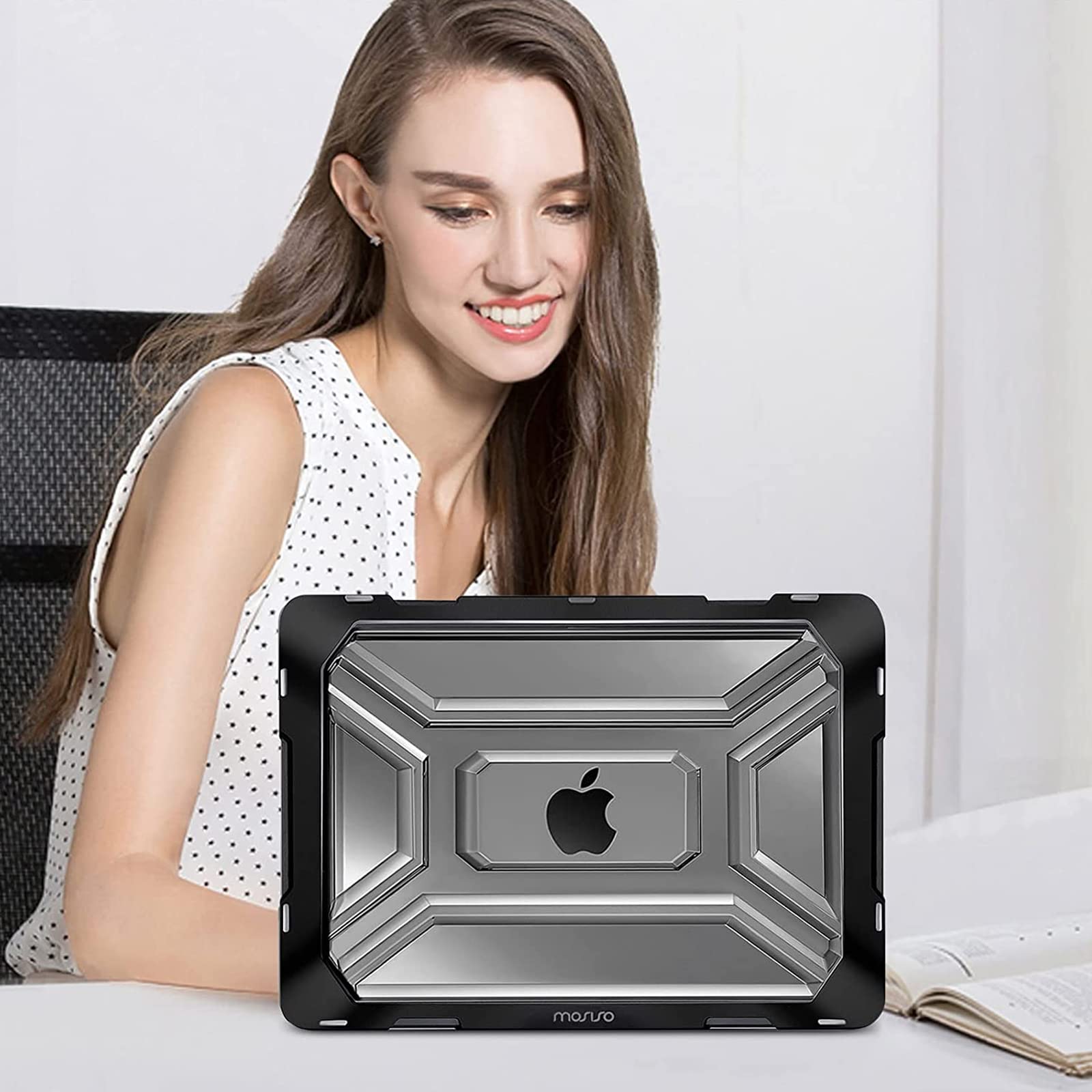 MOSISO Custodia Completa Per MacBook Pro 14 Pollici 2025-2021 (M4/M3/M2/M1) – Cover Rigida, Sleeve Con Maniglia, Protezione Per Tastiera, Schermo E Webcam, Colore Menta Verde