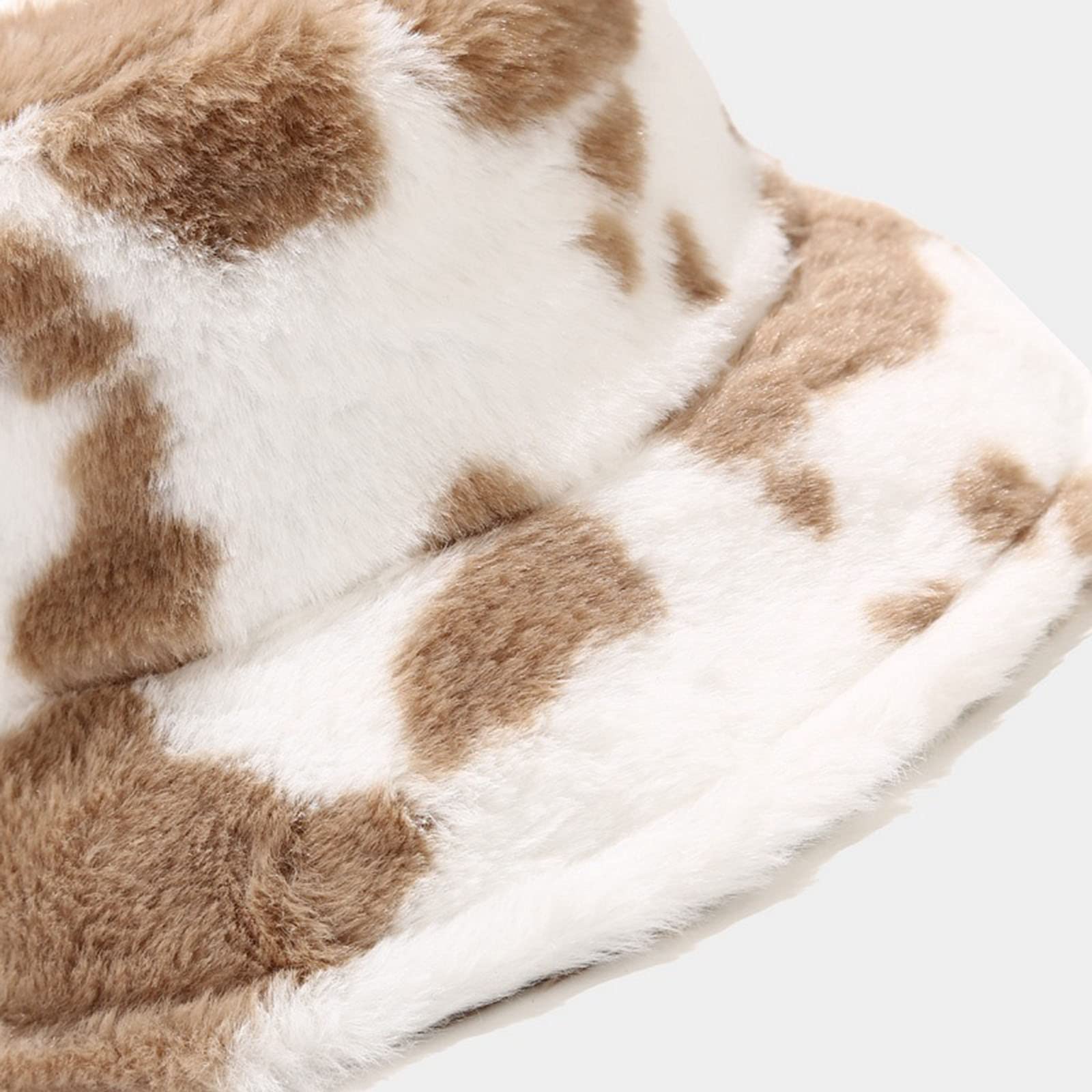 Zimowa Ciepła Czapka Wiadro Dla Kobiet Wiadro Cymbal Hat Winter Warm Men Gruby Drukowany Czapka Z Daszkiem Czapka Wędkarska Ciemnoniebieski/Khaki/One Size