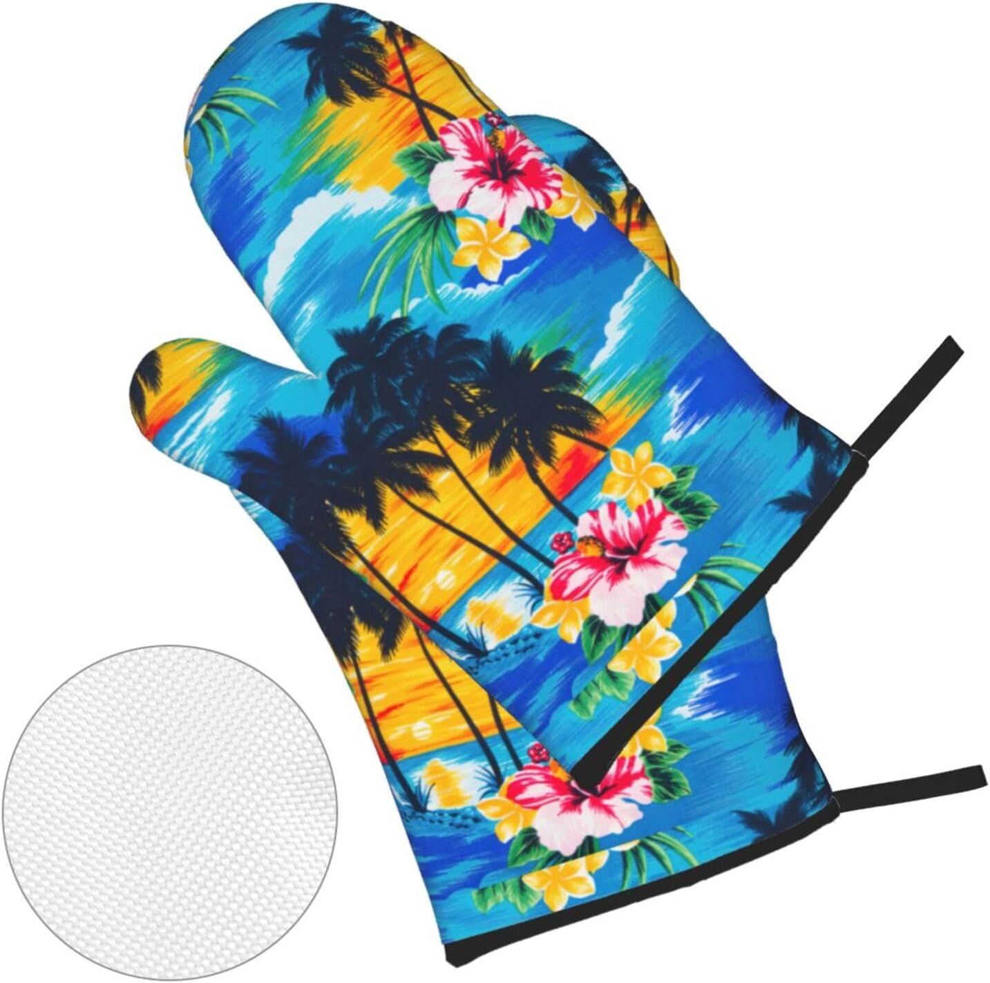 Palm Tree. Kitchen baking four piece set, fit for cooking and baking, oven, microwave, and outdoor barbecue