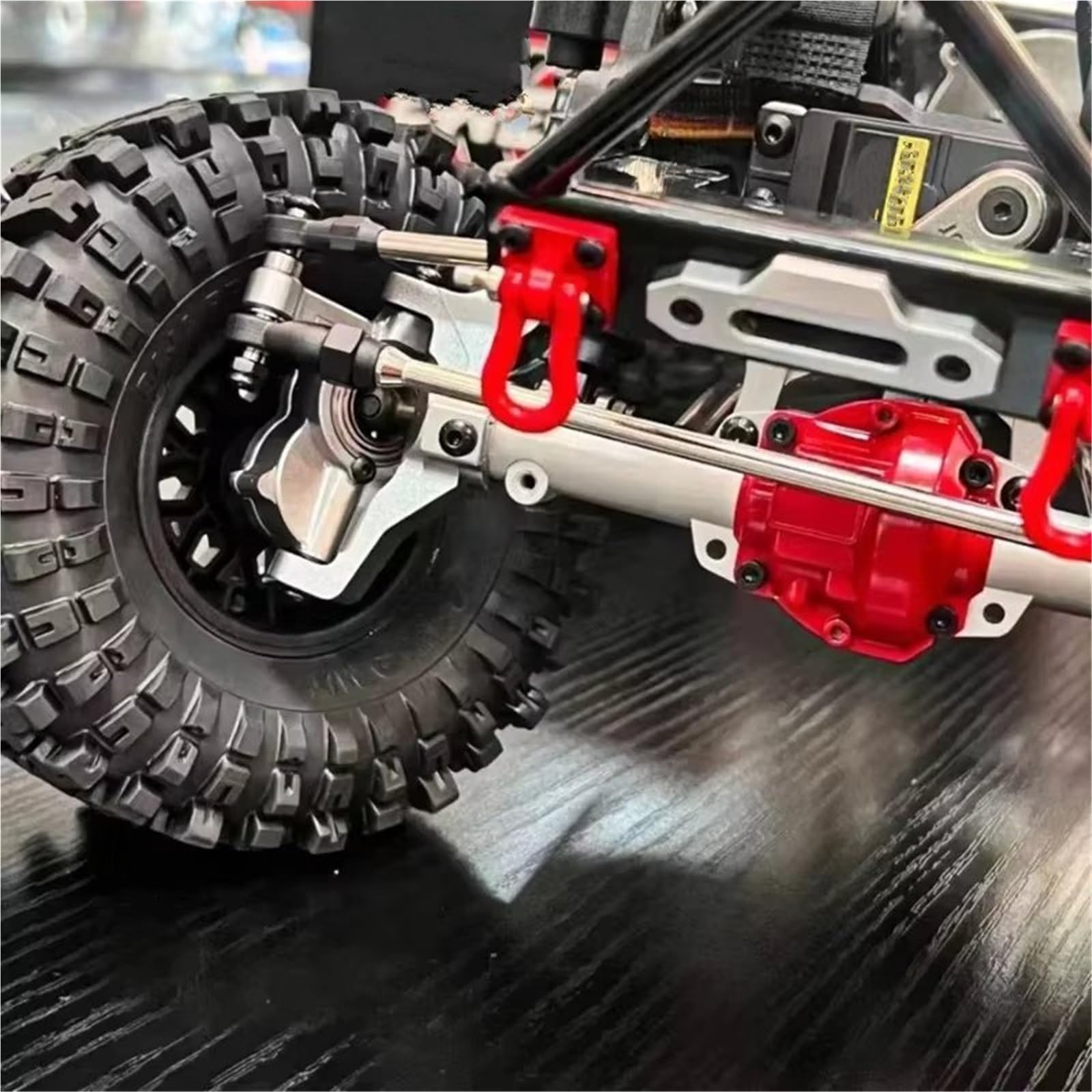 RC Car Pneumatico Ruota Compatibile con AXIAL per SCX10 II III per Capra per TRXS per TRX-4 1/10 RC Truck 1.9" per Rock Crawler Pneumatici Pneumatico da 120mm