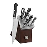 Classic Razor-Sharp 7-Piece Self-Sharpening Knife Set, Chef Knife, Bread Knife German Engineered Informed by 100+ Years of Mastery