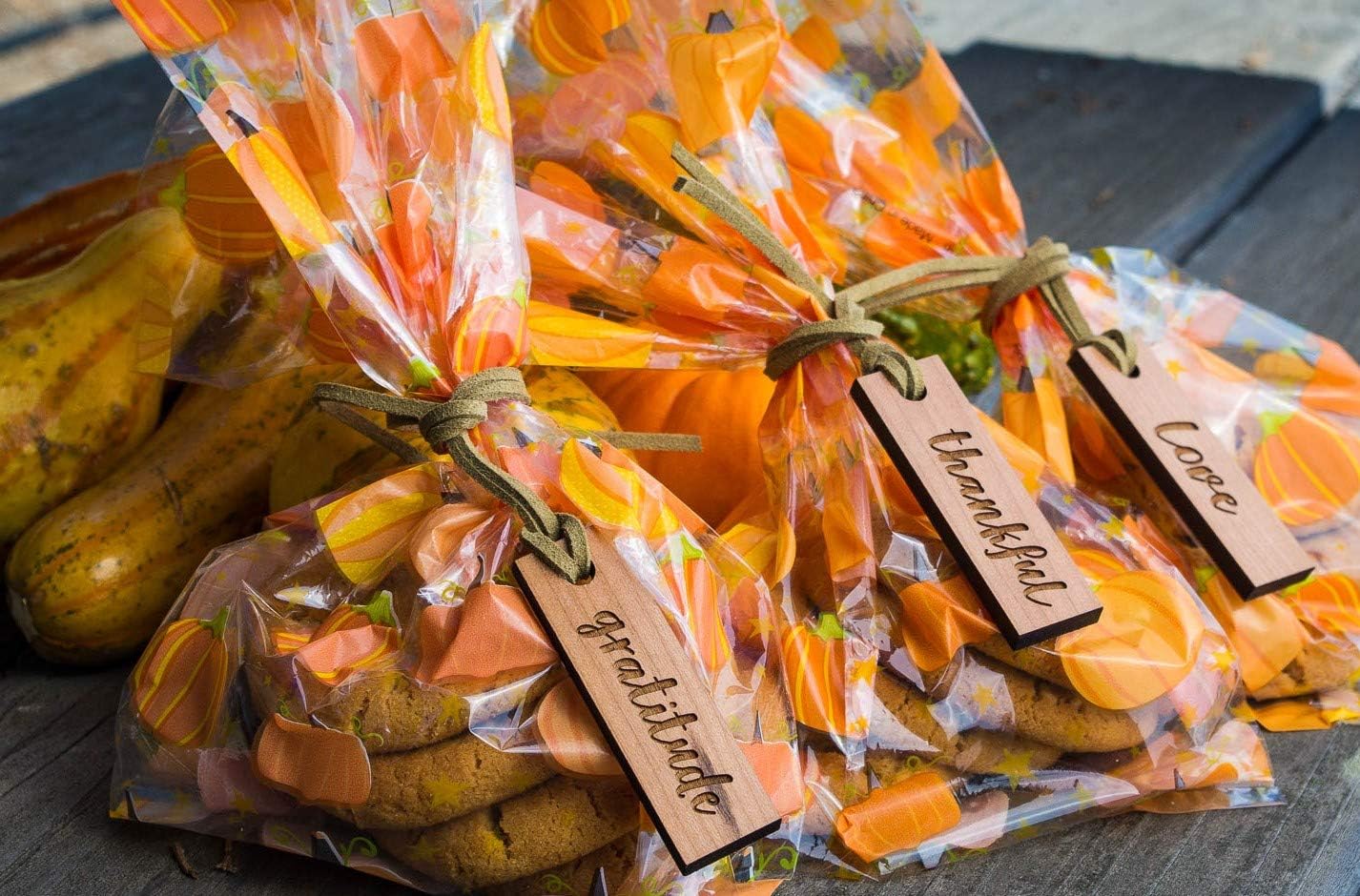 Crazy Deals Engraved Wood Thanksgiving Napkin Rings – Modern Farmhouse Fall Table Decor