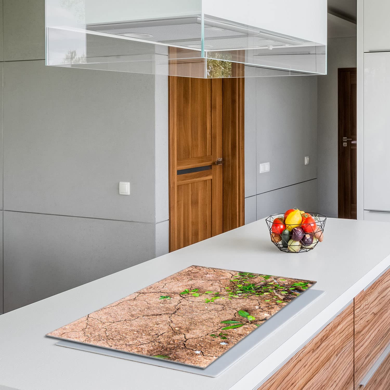 Plaque De Protection Murale En Verre Trempé 80x60 Cm – Décoration Cuisine, Protection Contre Les Salissures - 5