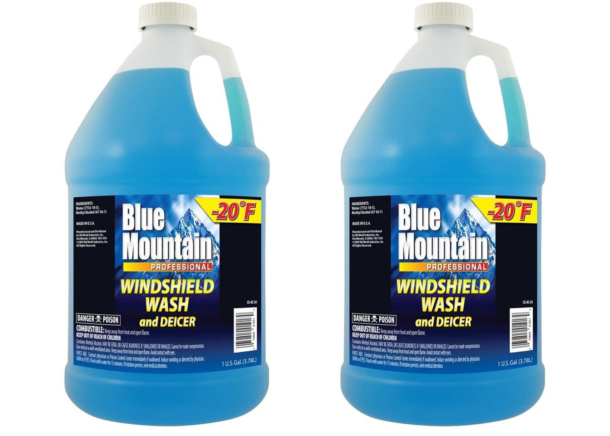 Elite Tool Center 2 Pack Blue Mountain BMN0G3-20°F Windshield Washer | Mubboo