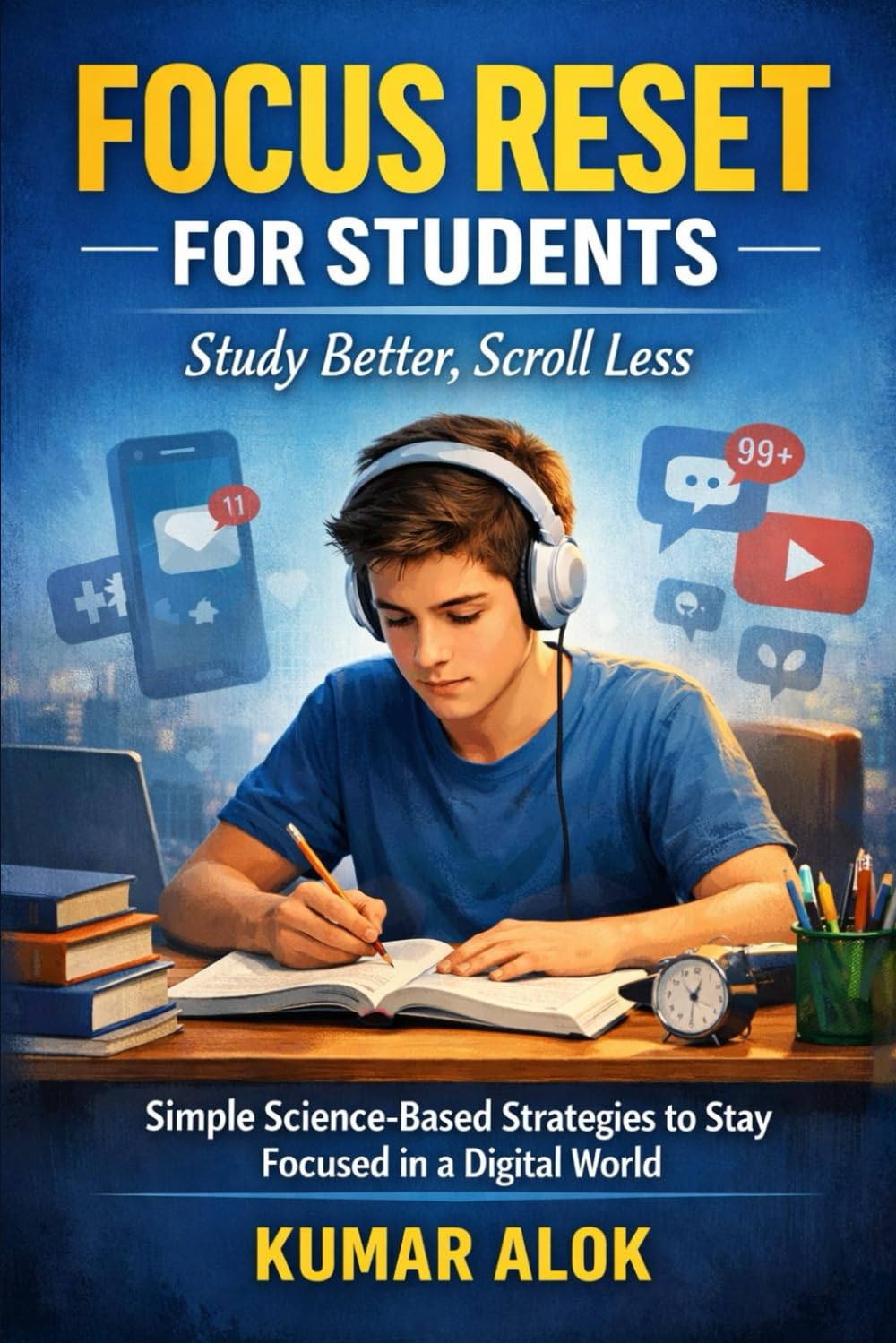 Focus Reset for Students - Study Better, Scroll Less: Simple Science-Based Strategies to Stay Focused in a Digital World