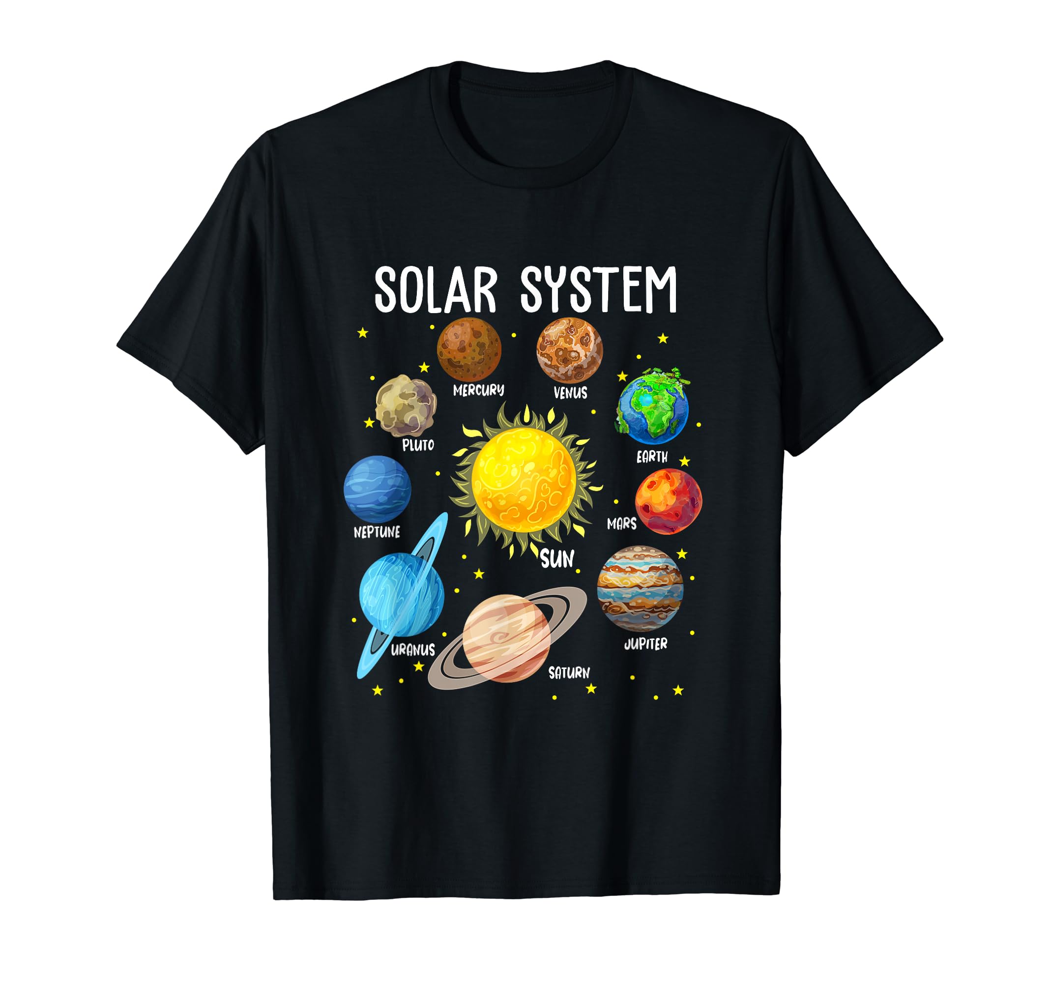 Solar System Space Planets for KidsSolar System Space Planets for STEM Kids Boys Girls Toddlers T-Shirt