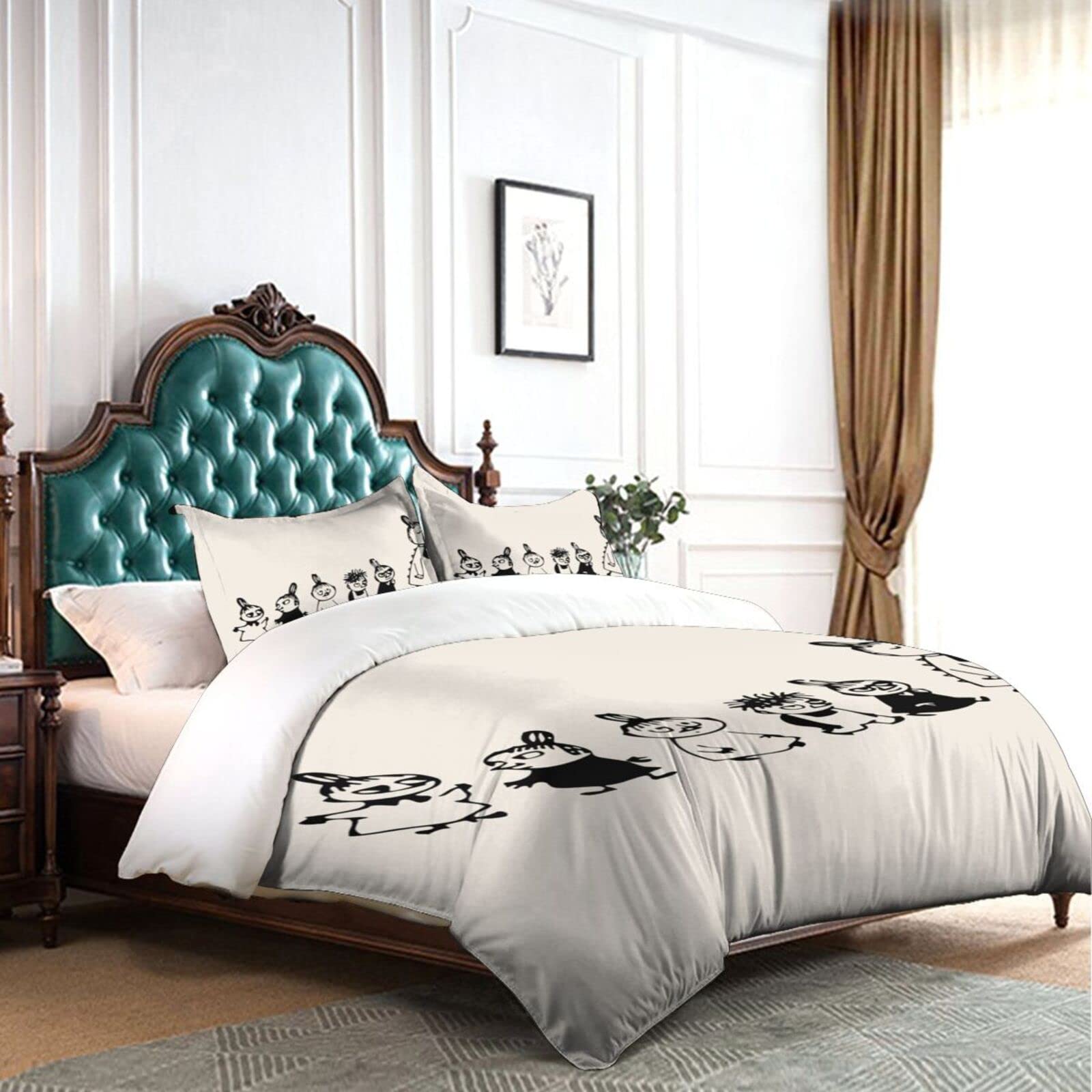 Amazon｜ムーミン 布団カバー 3点セット シングル 寝具カバーセット