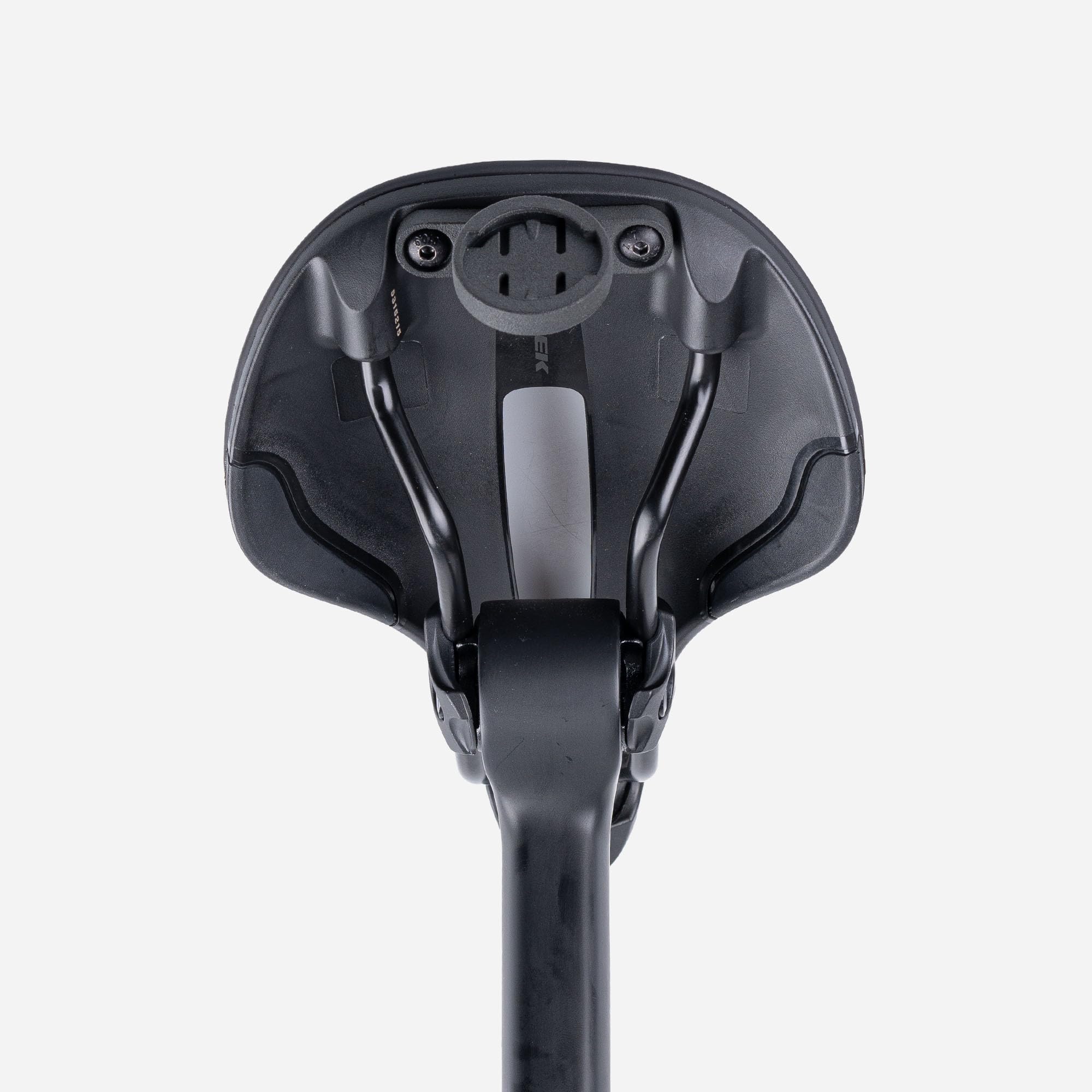 Soporte para Debajo del Sillín - para GPS - Impreso en 3D en Fibra de Carbono, Soporte para luz de Bicicleta para Bontrager/Trek Sillín, Compatible con Garmin Varia 515, tamaño S