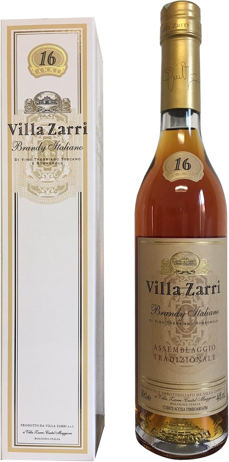 Villa Zarri Brandy Italiano 16 anni 50 cl