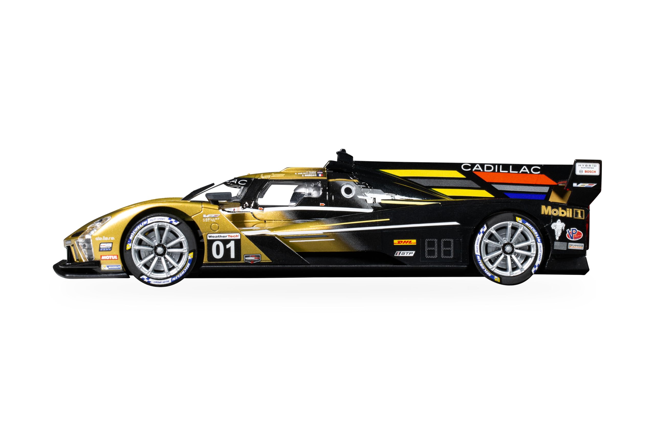 Superslot H4586 Cadillac V-Series.R - Cadillac Racing n. 01-12 Ore di Sebring 2024 Slot Car - Campionato del mondo di sport motoristici/Endurance, per bambini dai 3 anni in su