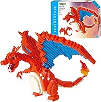 Vista 1 de nanoblock - Pokémon - Edición Charizard Deluxe, kit de construcción de la serie Pokémon