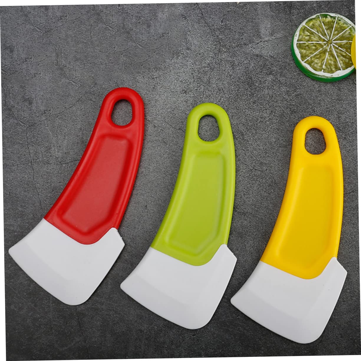 Garneck Silicone Jar Spatula Multipurpose Pan Scraper Pan Cleaning Tool Scraper for Pot Great for Spreading Butter Condiments