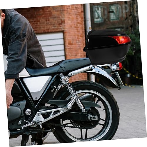 Miniatura 7 de Caja trasera para motocicleta, repuesto para maletero de gran capacidad, funda de almacenamiento de equipaje con candado, caja superior para casco