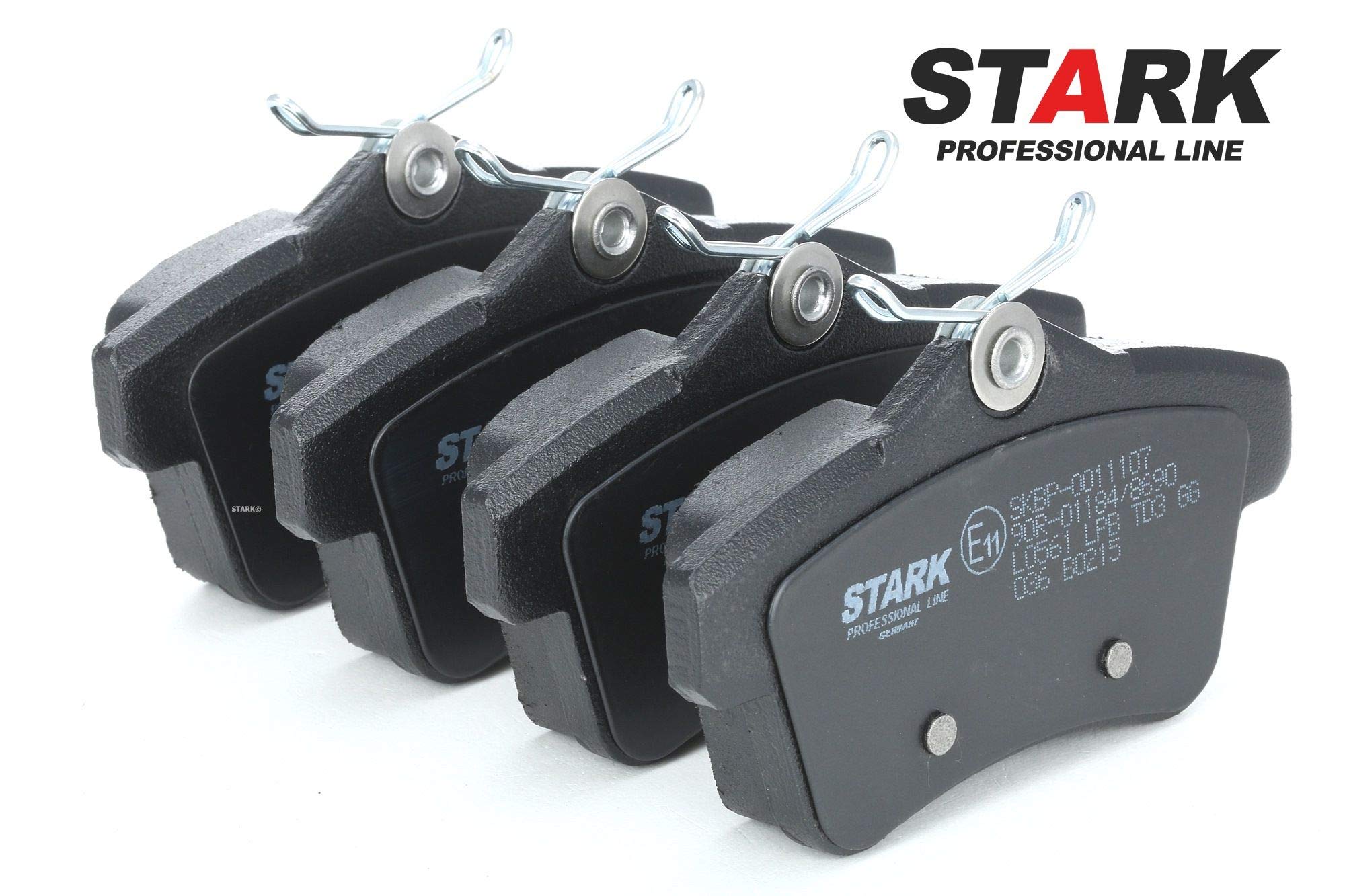 STARK SKBK-10991550 Set d'essieu Disques et plaquettes de freins Arrière avec moyeu de roue Compatible avec PEUGEOT 3008 I 0U