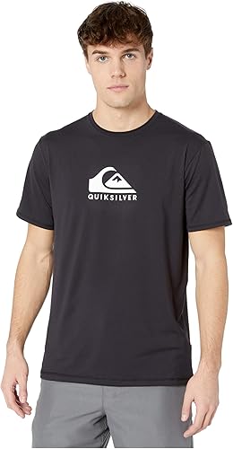 Quiksilver Men's Solid Streak Ss Short Sleeve Rashguard Surf Shirt