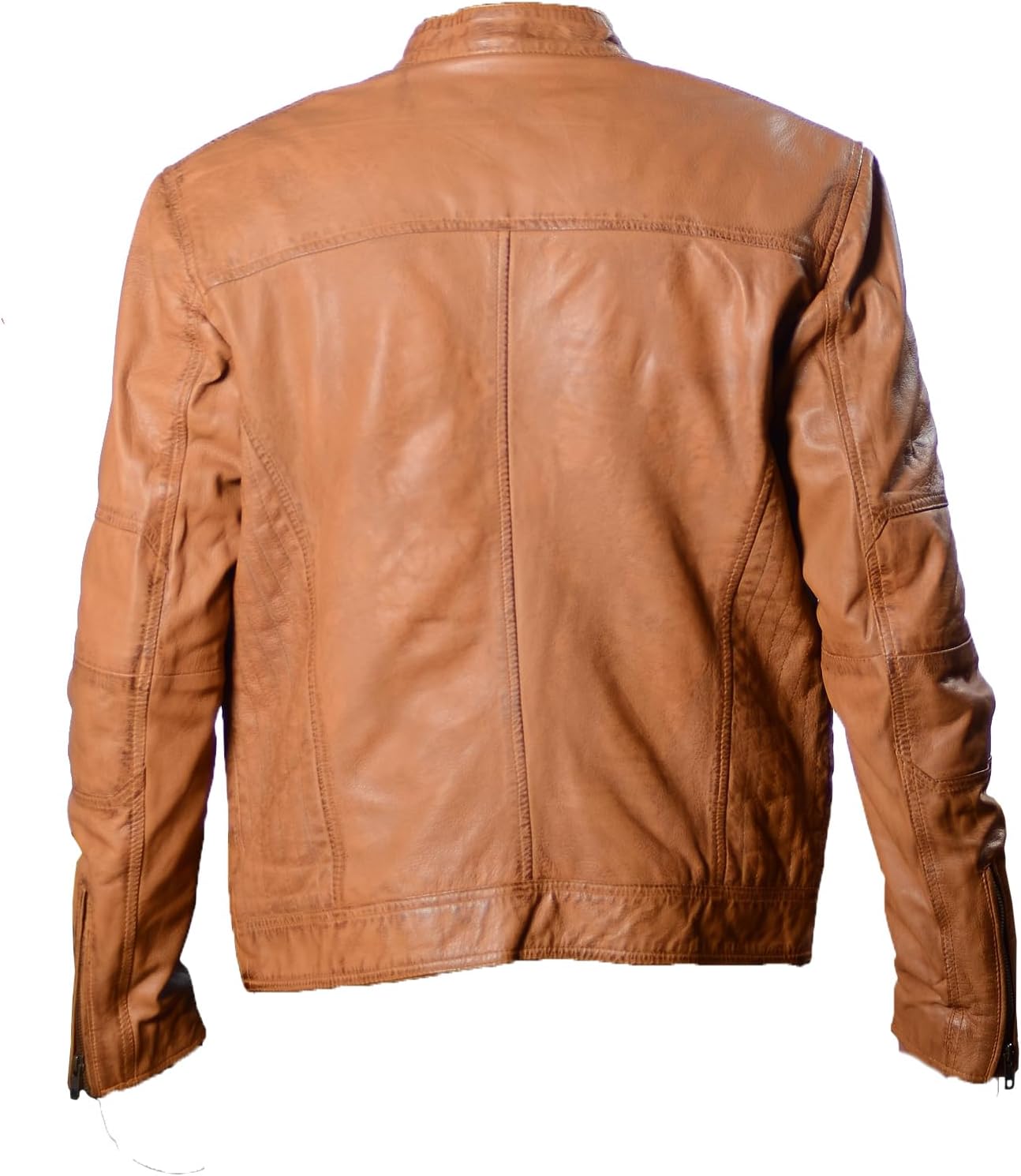Mens Brent Real Leather Jacket