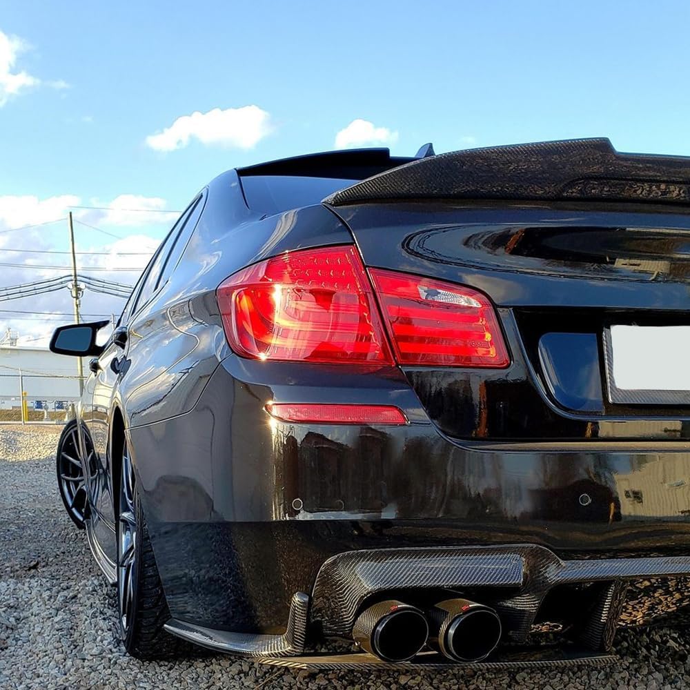 Carbon Fiber Rear Trunk Spoiler Wing for BMW 5 Series F10 4D Sedan & F10 M5 2010-2016