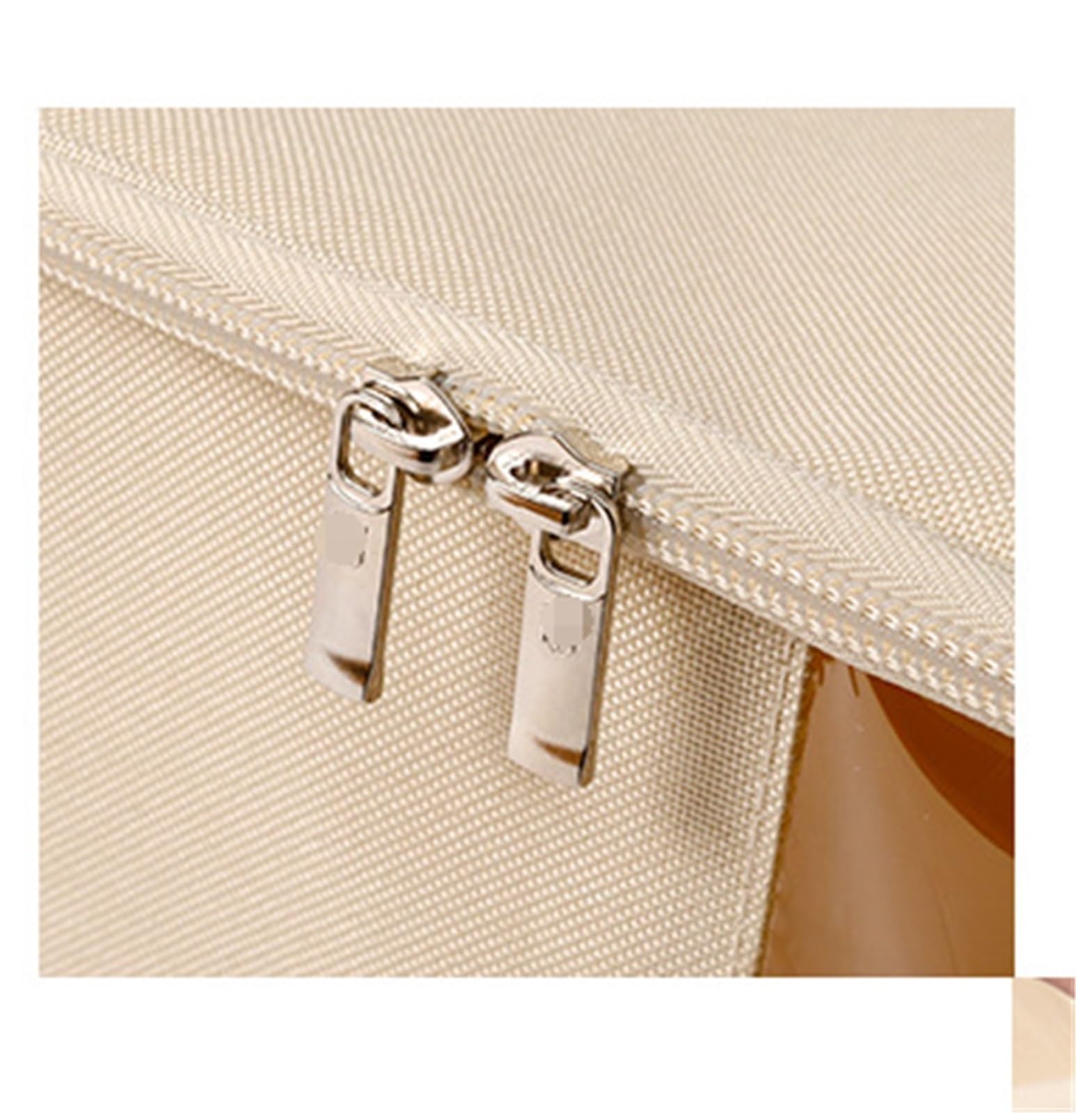 Bolsas Almacenaje Ropa Caja De Almacenamiento con Asa De Cremallera, Funda De Edredón, Bolsa De Almacenamiento De Ropa Plegable Organizador Armario para Edredones(G,45X35X25cm)