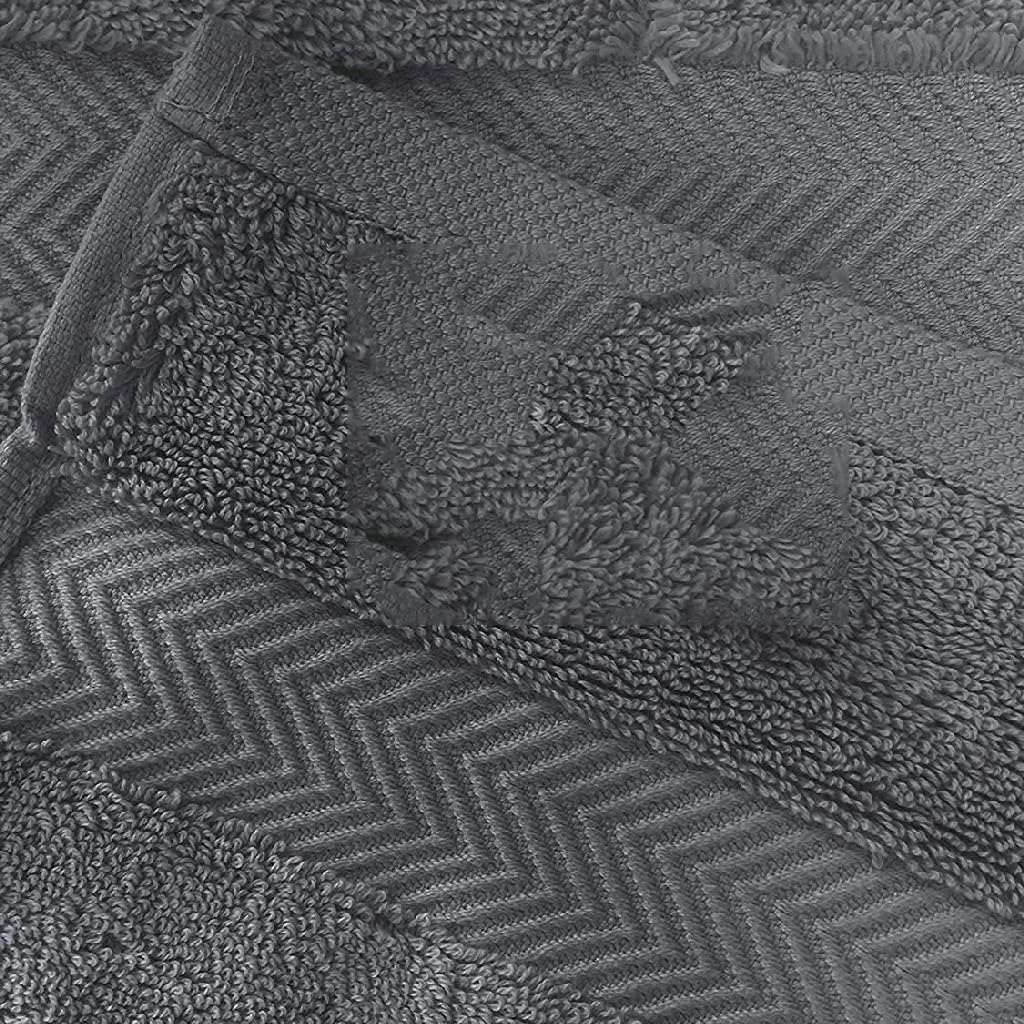 JSEIAJB Towel Plush 6 Piece Bathroom Towel Set Made of Cotton Classic