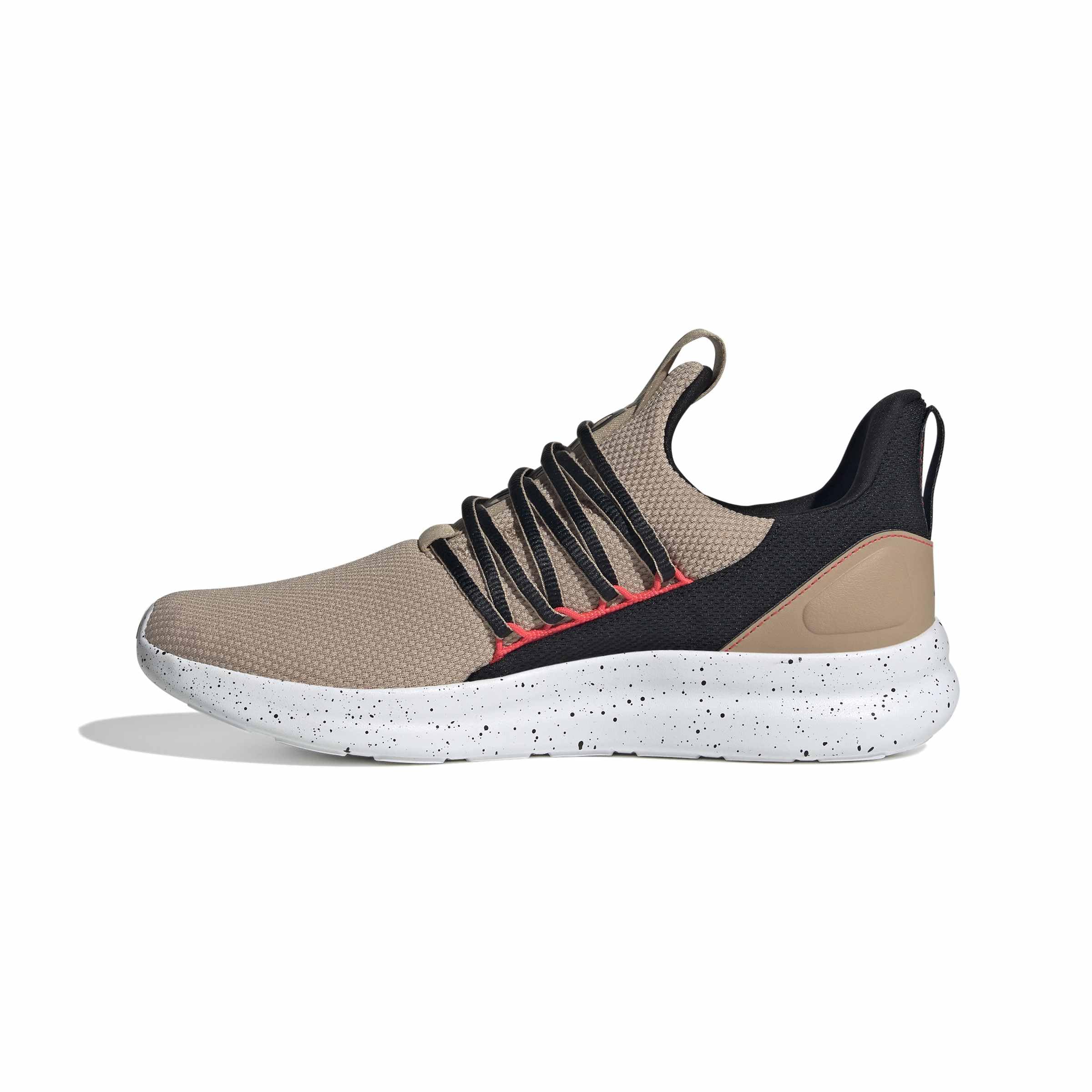adidas Men's Lite Racer Adapt 7.0 Running Shoes 8 Warm Sandstone/Black/Lucid Red