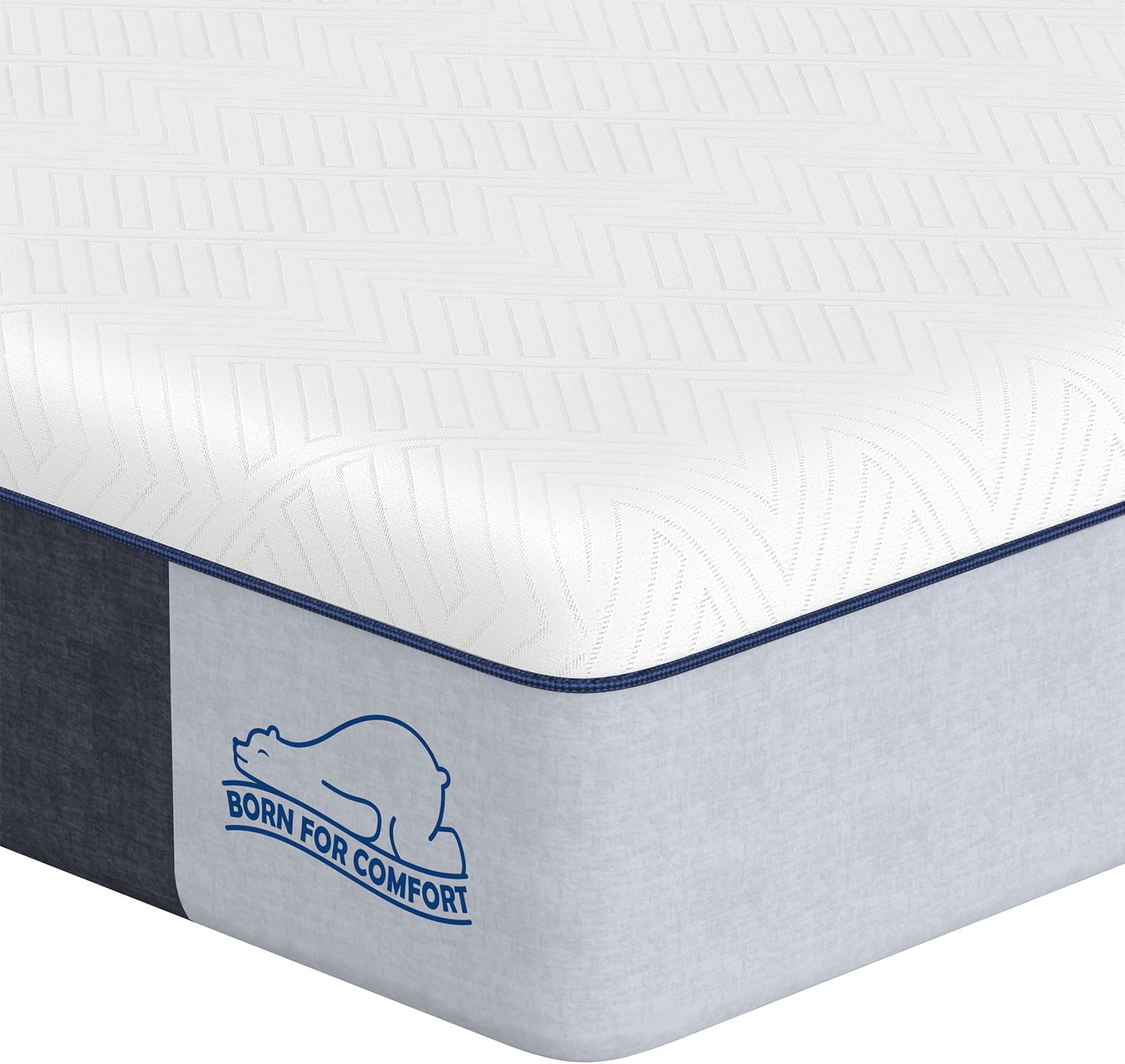 wowttrelax Small Double Mattress 4ft, 8 Inch Small Double Memory Foam Mattress, Medium Firm with Soft Fabric Fire Resistant Barrier, Removable cover small double bed mattress 120x190x20cm