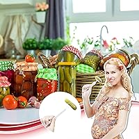 Vista 6 de meekoo Juego de 2 herramientas de agarre de pepinillos de acero inoxidable y plástico de 8 pulgadas de lujo para recoger aceitunas de lujo, tenedor