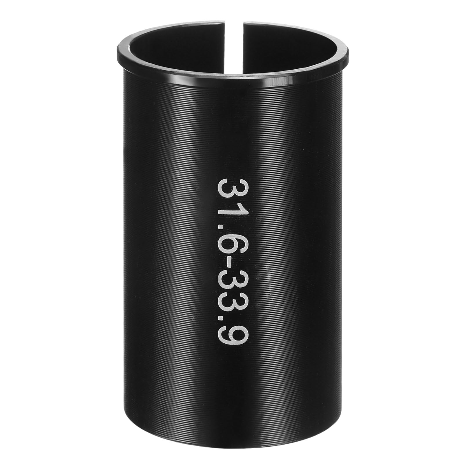 sourcing map Alloy Bike Seat Post Reducer Shim 31.6mm to 33.9mm 60mm Length Aluminum Bicycle Reducing Sleeve Conversion Seat Post Tube Adapter for Mountain Bike Road Bike City Bike