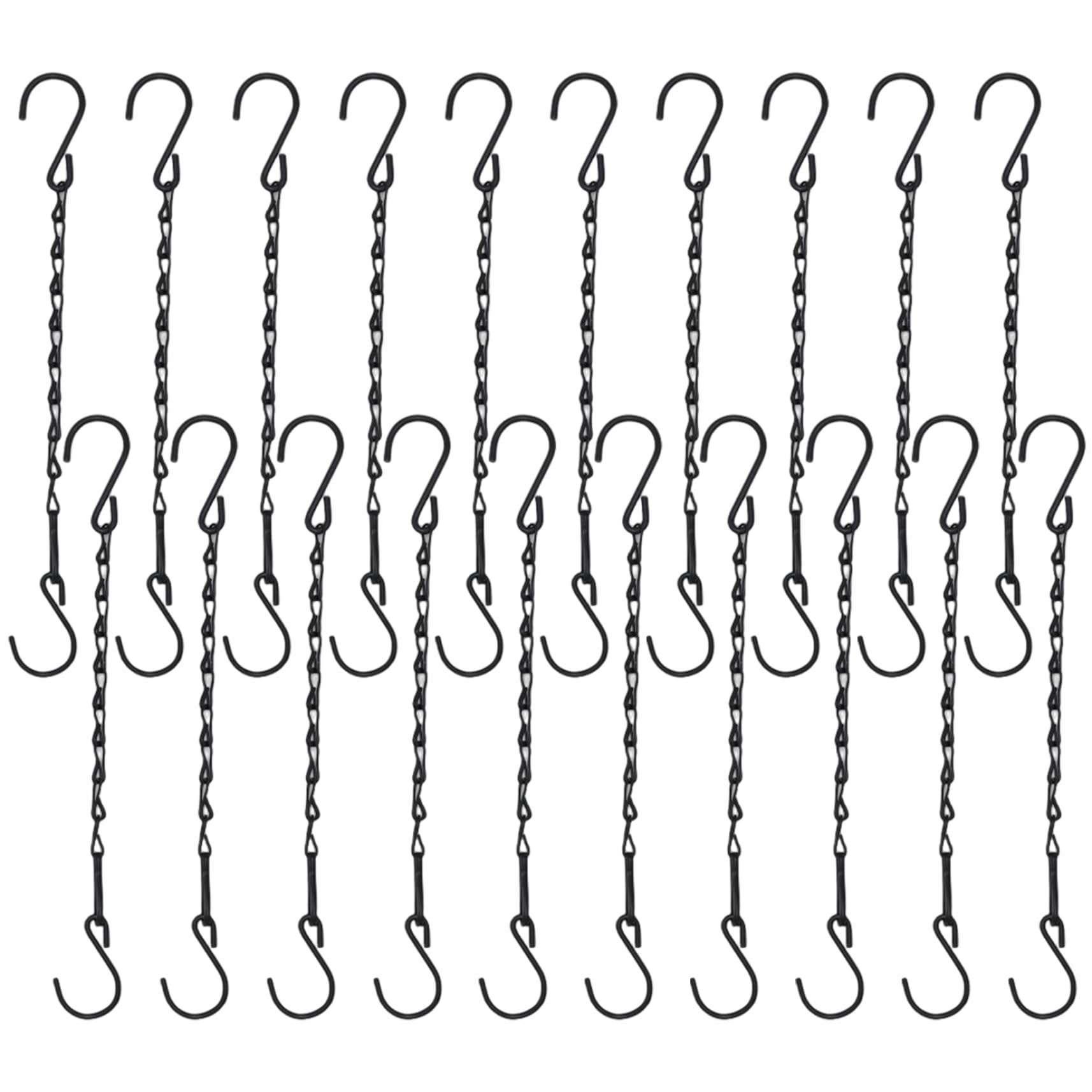 Cadenas colgantes para plantas en terrazas y decoración exterior de jardines modernos
