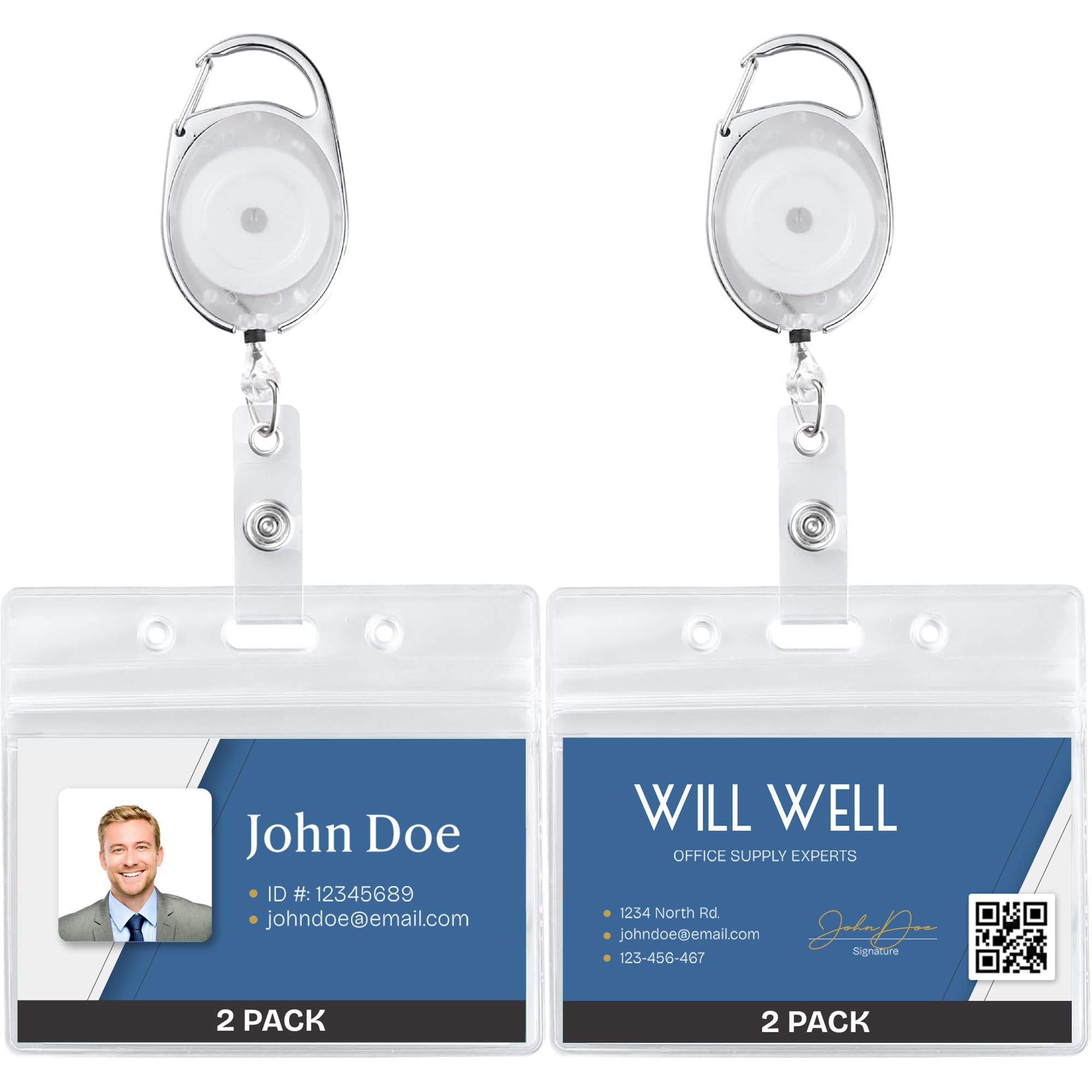 Will Well badge holder with retractable cord | Mubboo
