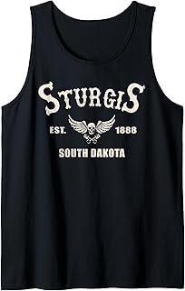 Sturgis South Dakota Motorcycle Biker Vintage Tank Top