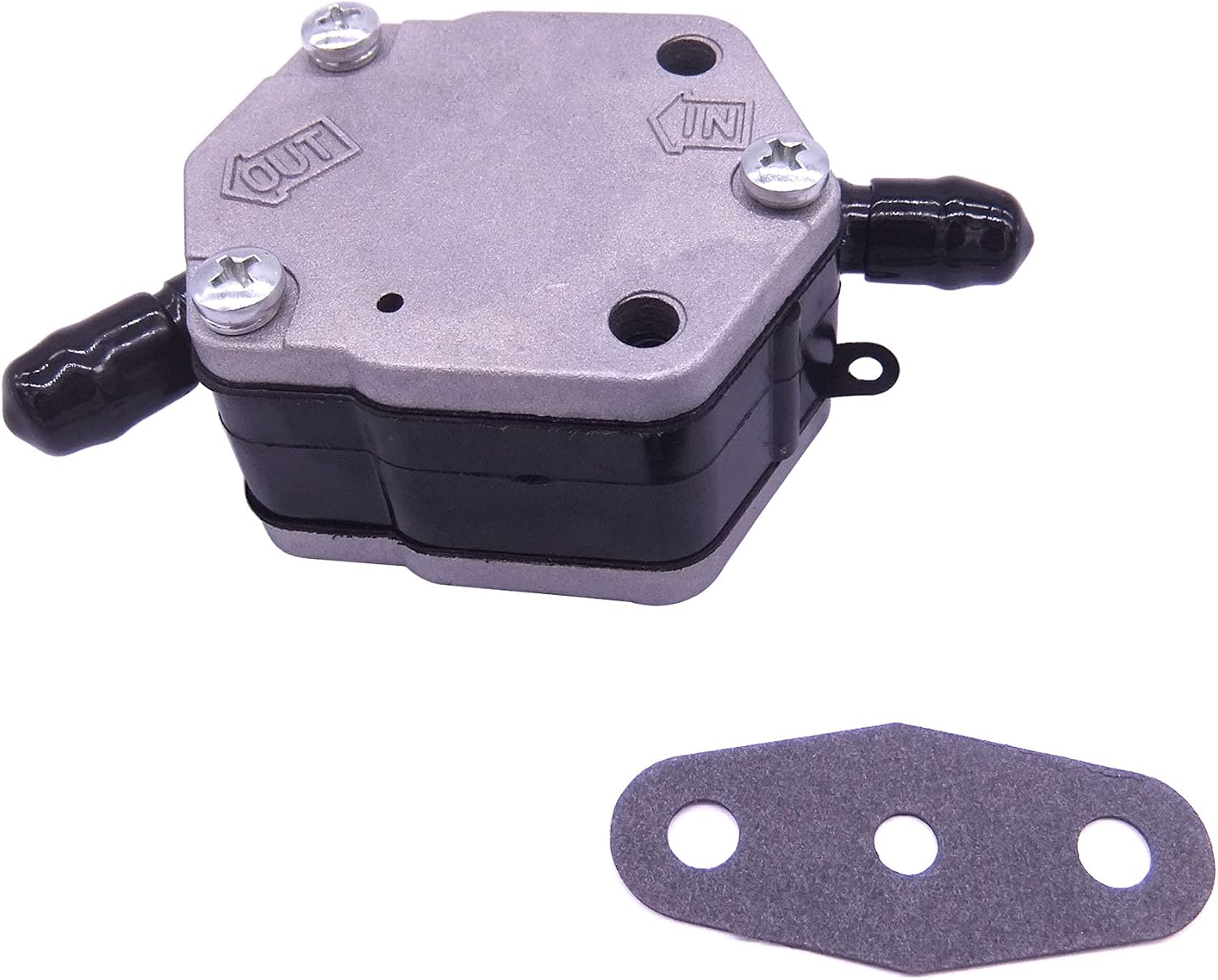 Outboard Engine 6E5-24410-00/01/02/03 Fuel Pump Assy for Yamaha 115HP 130HP 175HP 200HP 225HP 250HP 275HP 300HP V4 V6 Boat Motor, Fit Sierra 18-7349
