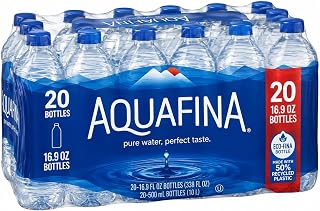 Aquafna Purified Drinking Water 16.9 – Pure, Refreshing Hydration- Generic (16.9 Fl Oz (Pack of 20))