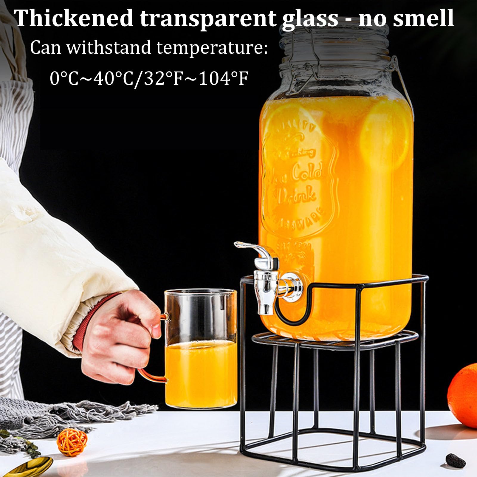 Dispenser Bevande Con Rubinetto In Vetro 4l - Leroy Merlin