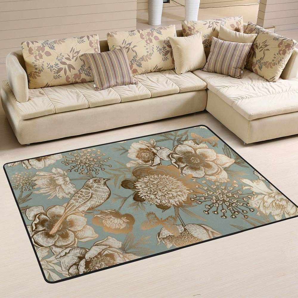 Tapis anti-boulochage Chehong grand format fini les peluches sur le sol